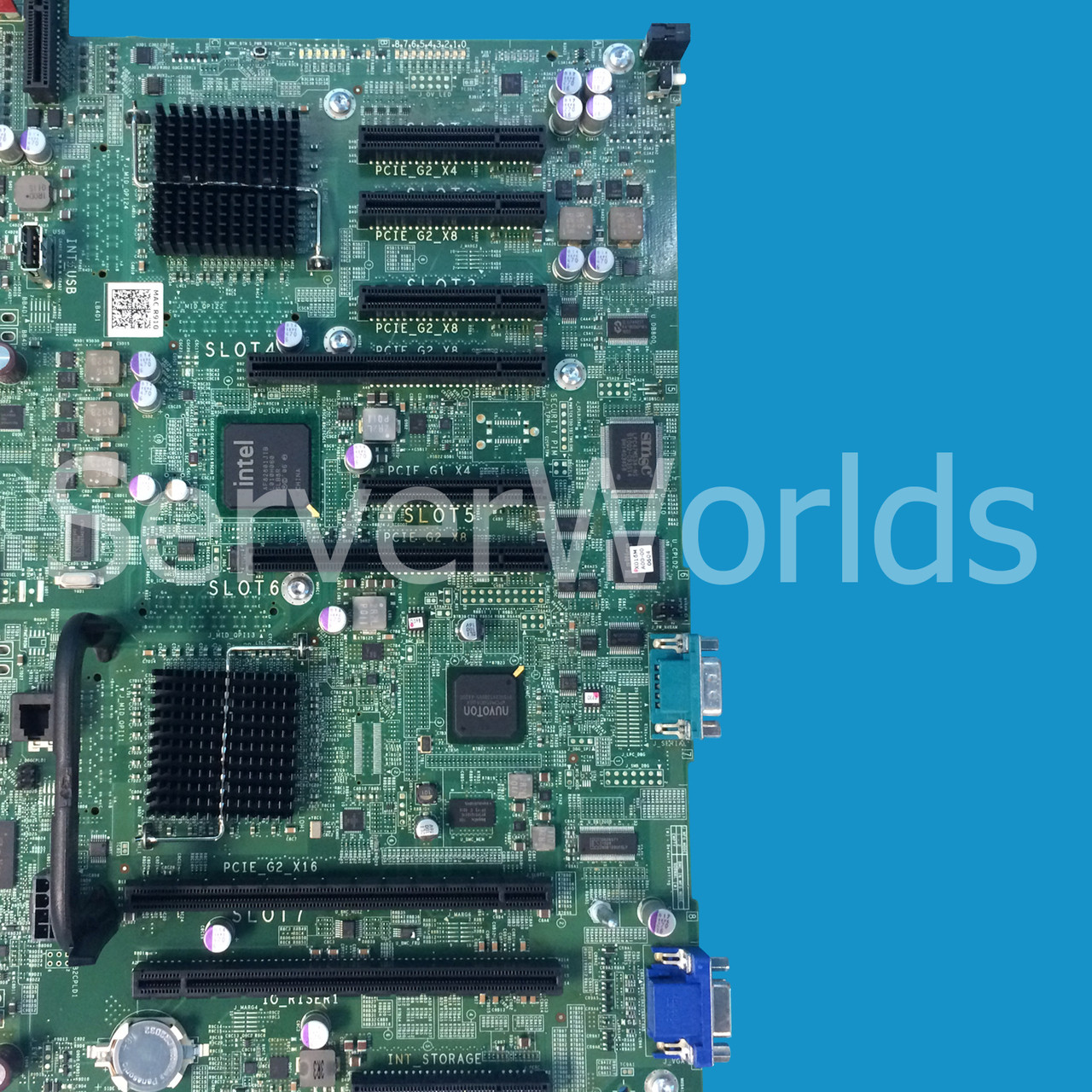 Refurbished Dell P658H Poweredge R910 System Board Circuitry Detail