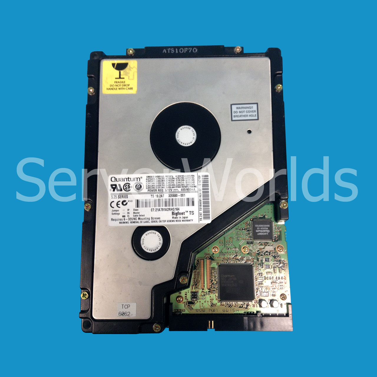 HP 320880-001 Quantum 19.2GB 5.25" IDE Bigfoot Hard Drive TS19A011