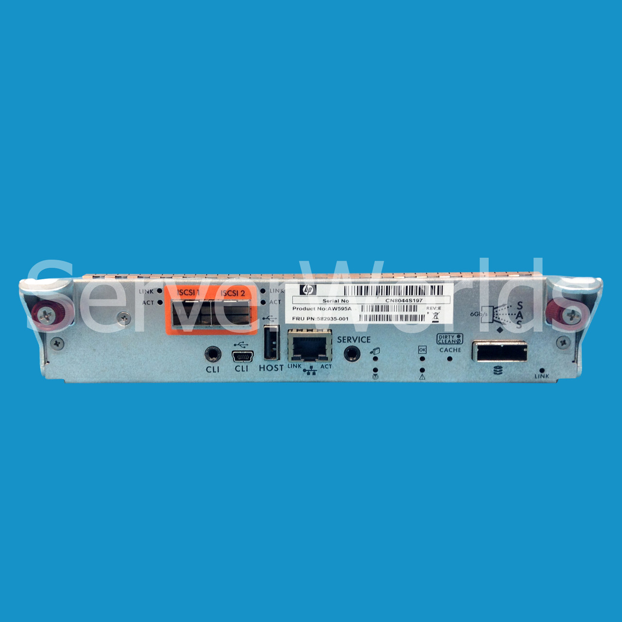 HP AW595A P2000 G3 10GBE Controller ISCSI 582935-001