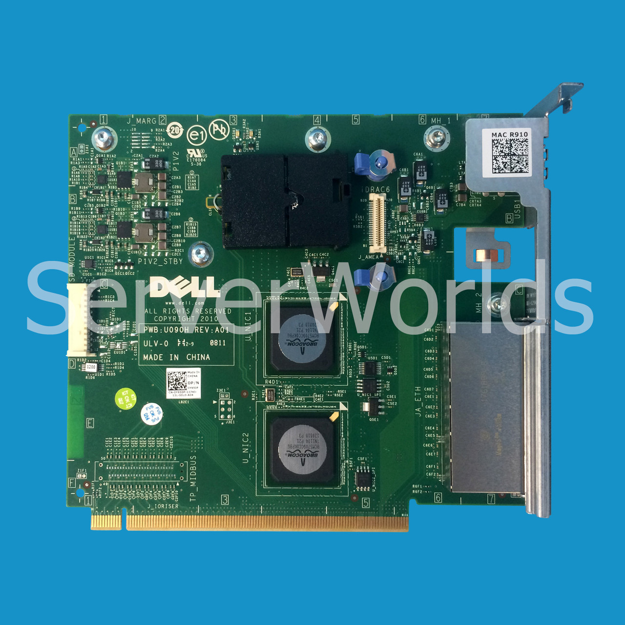 Dell Y950P Poweredge R910 Network Daughter Card