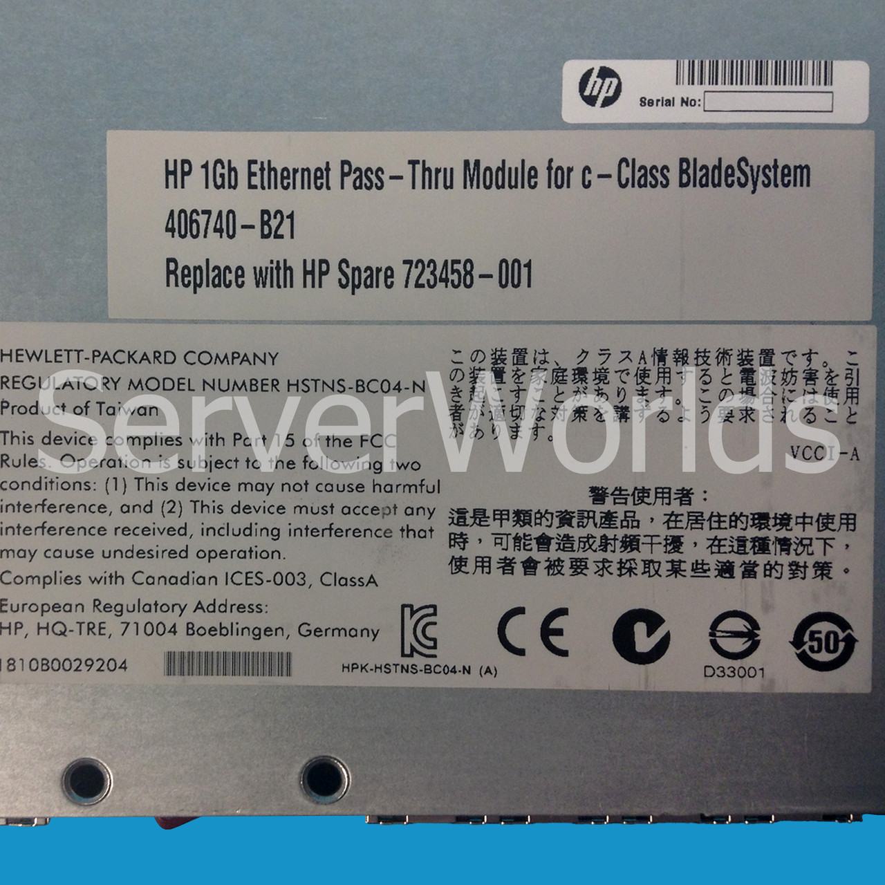 HP 723458-001 1GB Ethernet Switch 406738-003,  708918-001