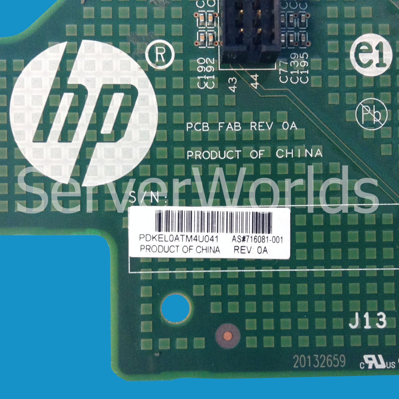 HP 716081-001 T2500 Terminator Board 