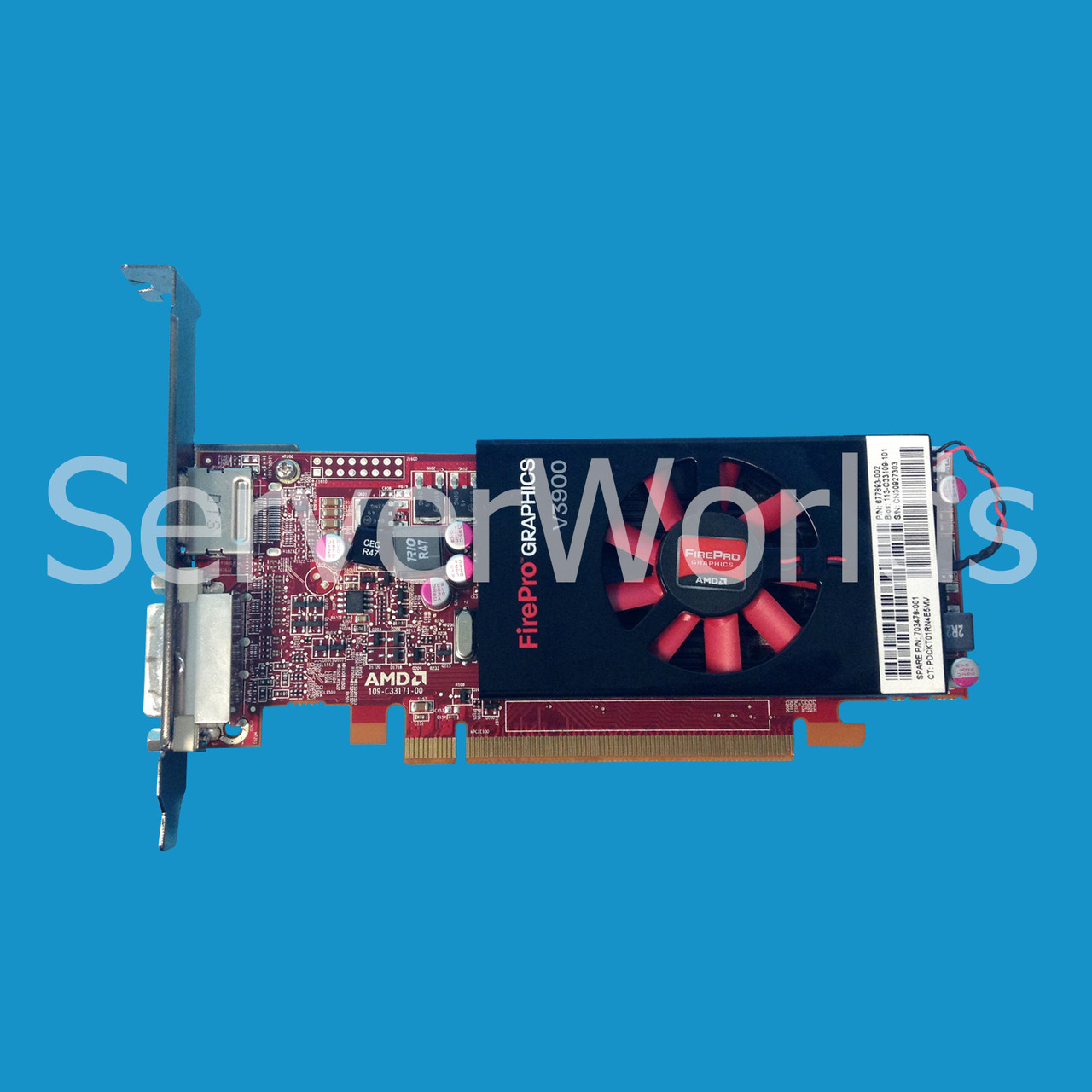 HP 703479-001 AMD Firepro V3900 High Bracket 677893-002