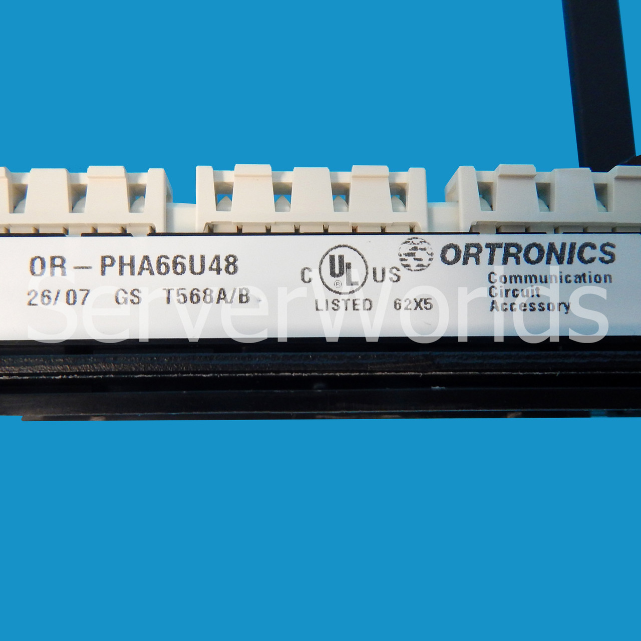 Ortronics OR-PHA66U48 Clarity Cat6 48-Port Angled Patch Panel