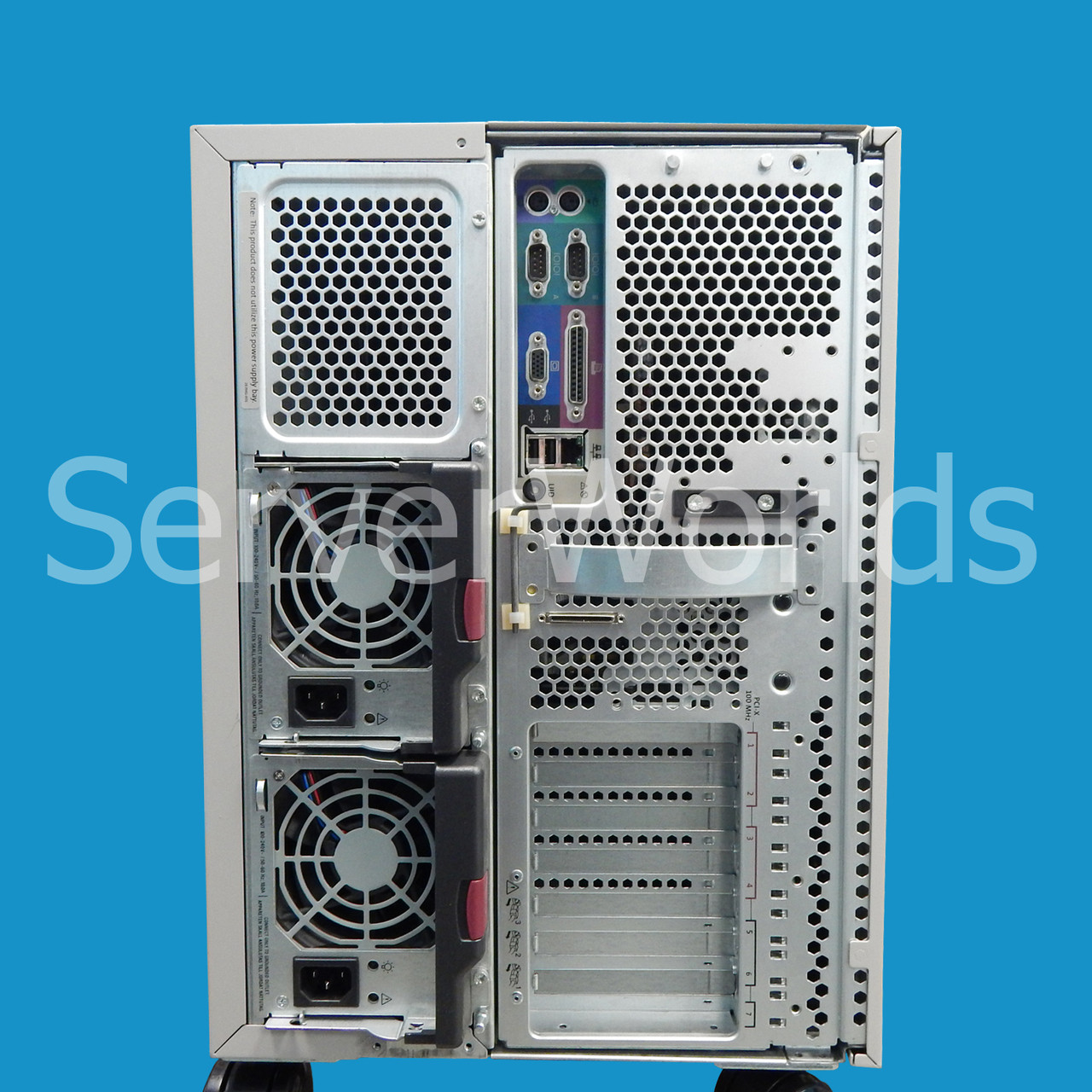 Refurbished HP ML530 G2 Tower Server 2.40GHz 1GB 2P 226608-001 Front Panel Removed