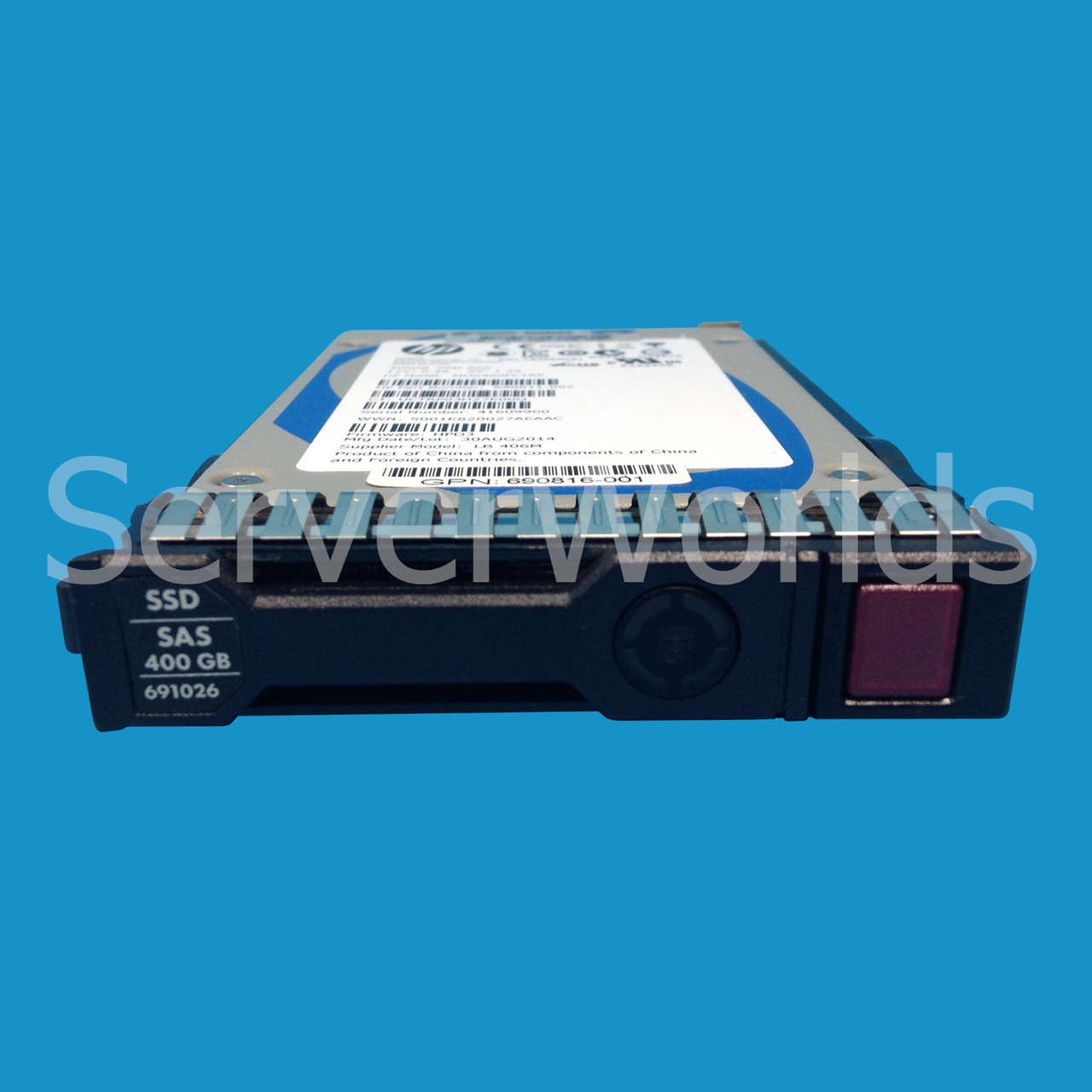 HP 691026-001 400GB 6G SAS ME 2.5" SSD 690827-B21