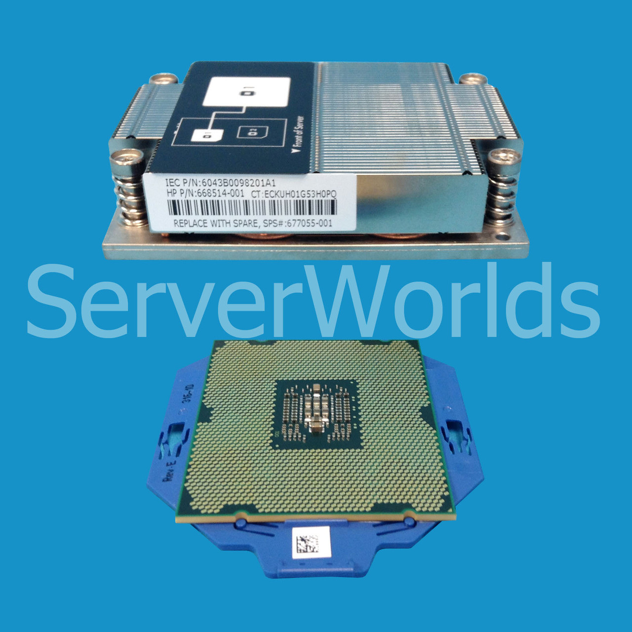 HP 662921-B21 DL160 Gen8 E5-2630L 6C 2.0GHz Processor Kit 