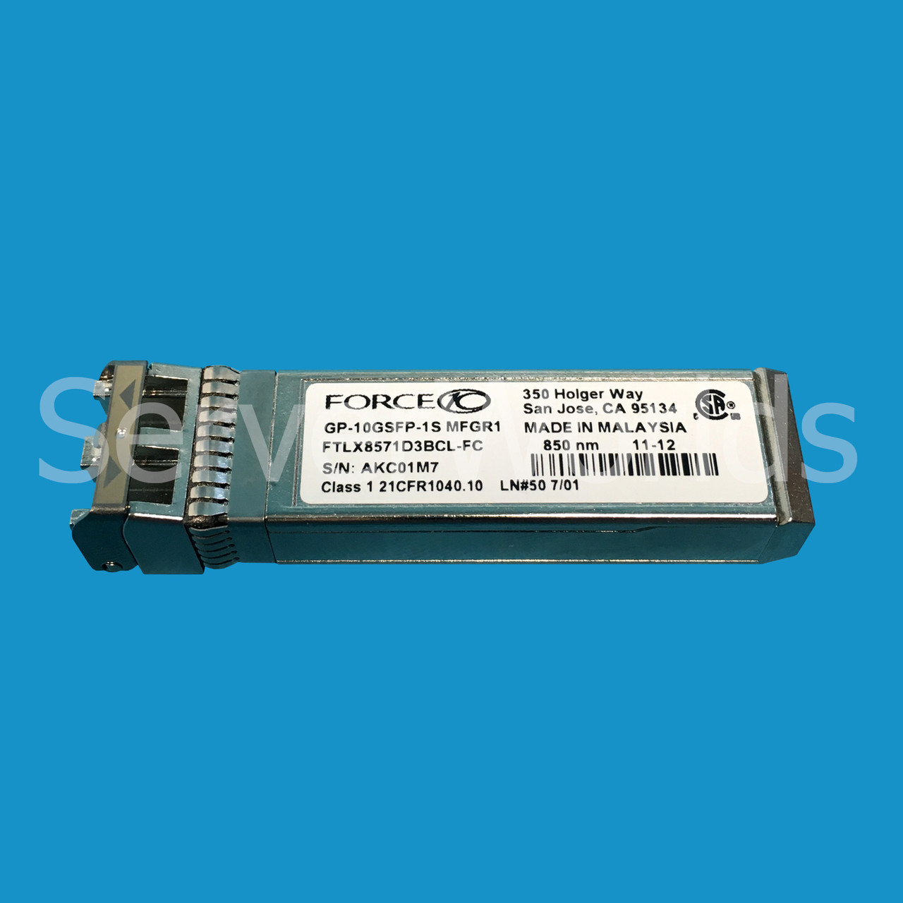 Force10 GP-10GSFP-1S 10GB SFP Tranceiver