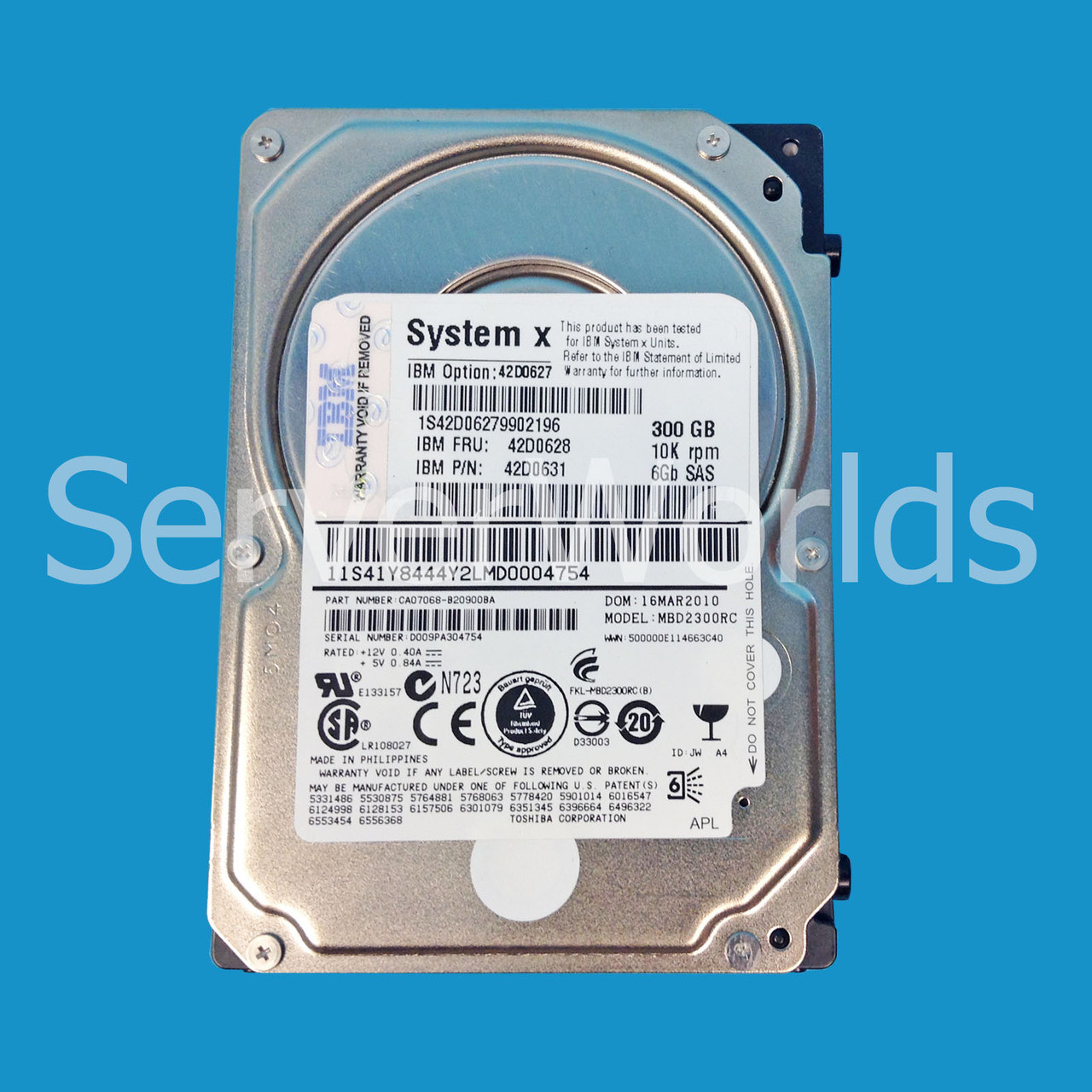 PCパーツ IBM 42d0628?300?GB 10?K 6?Gbps SAS NHS HD IBM SAS 42D0628 300GB 10K Hard Drive 6G NHS - NHP 2.5” eBay 6Gbps