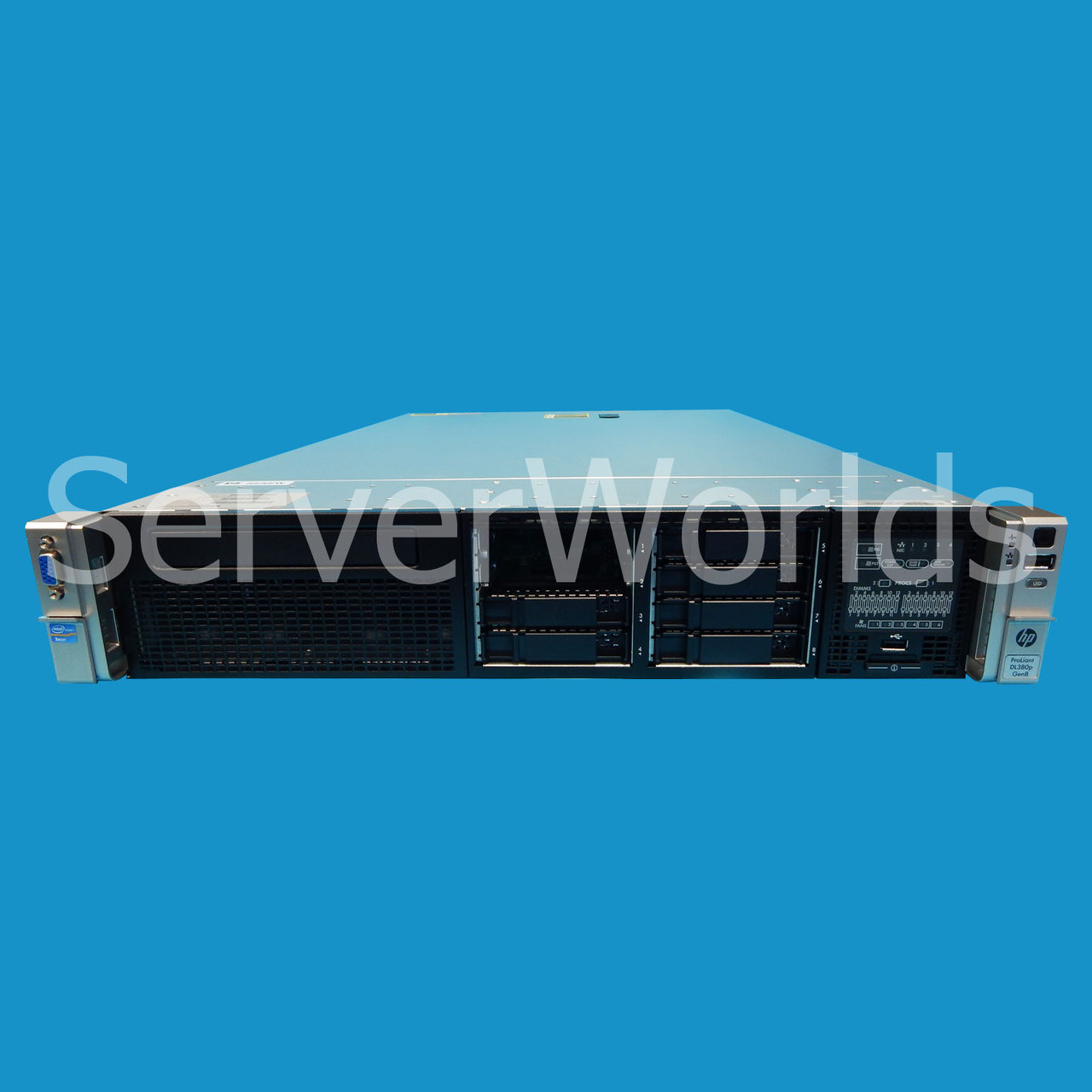Refurbished HP DL380P Gen8 8-SFF CTO Server 653200-B21