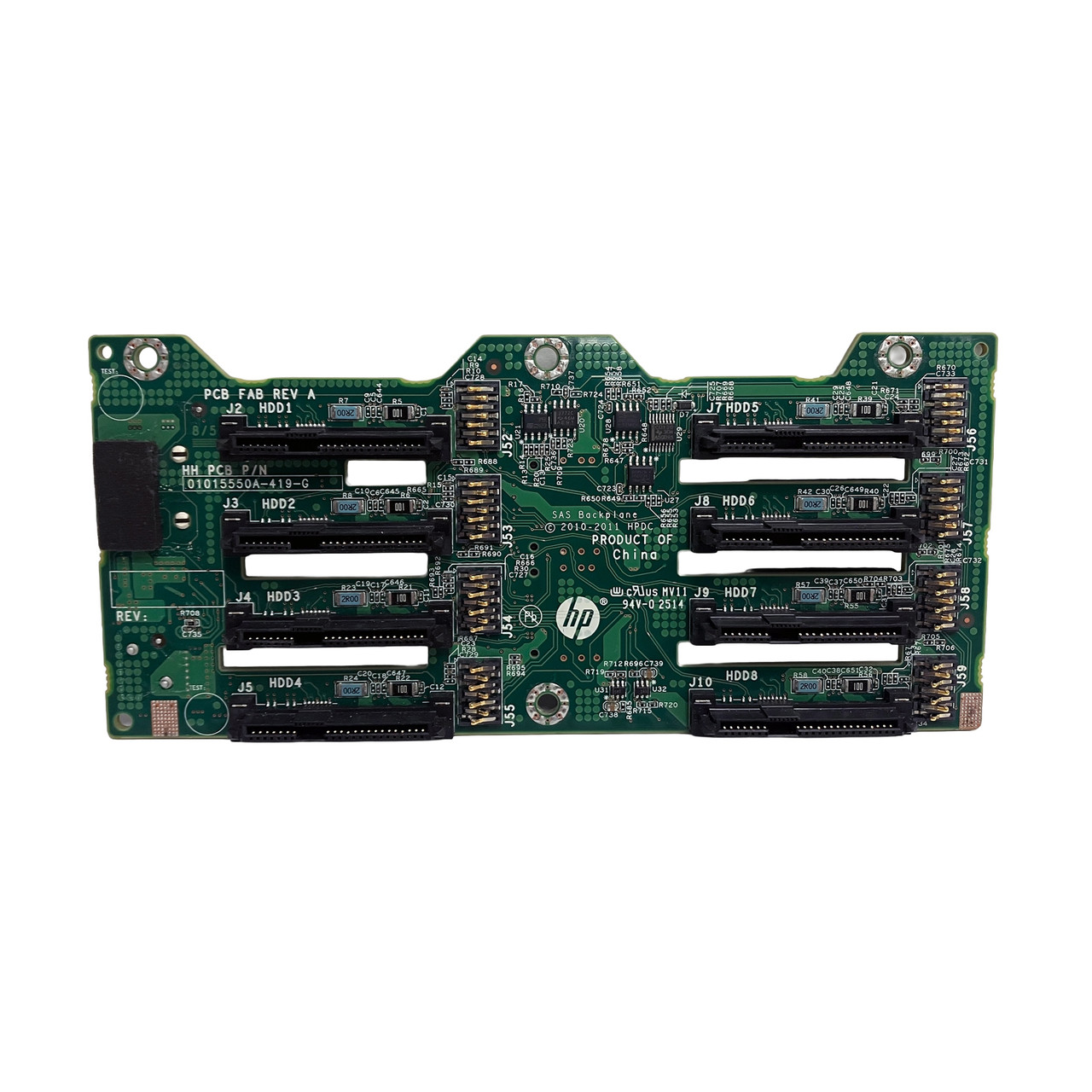 HP 643705-001 DL380e/385p Gen8 SFF Backplane Board 