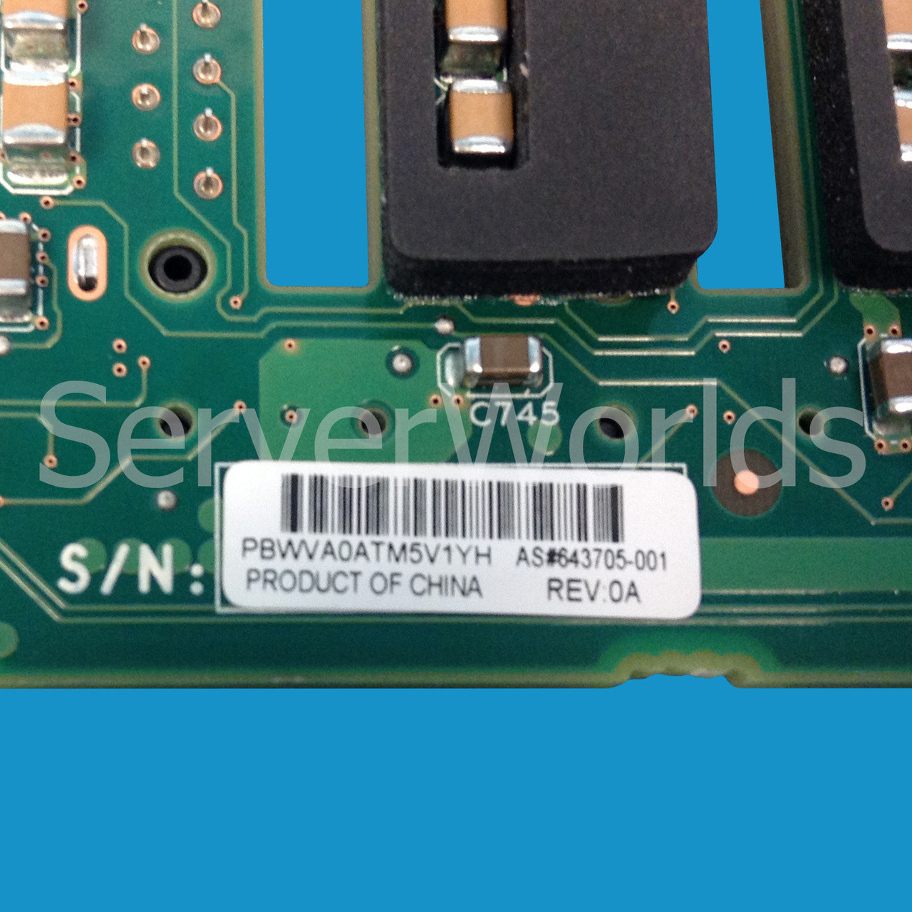 HP 643705-001 DL380e/385p Gen8 SFF Backplane Board 