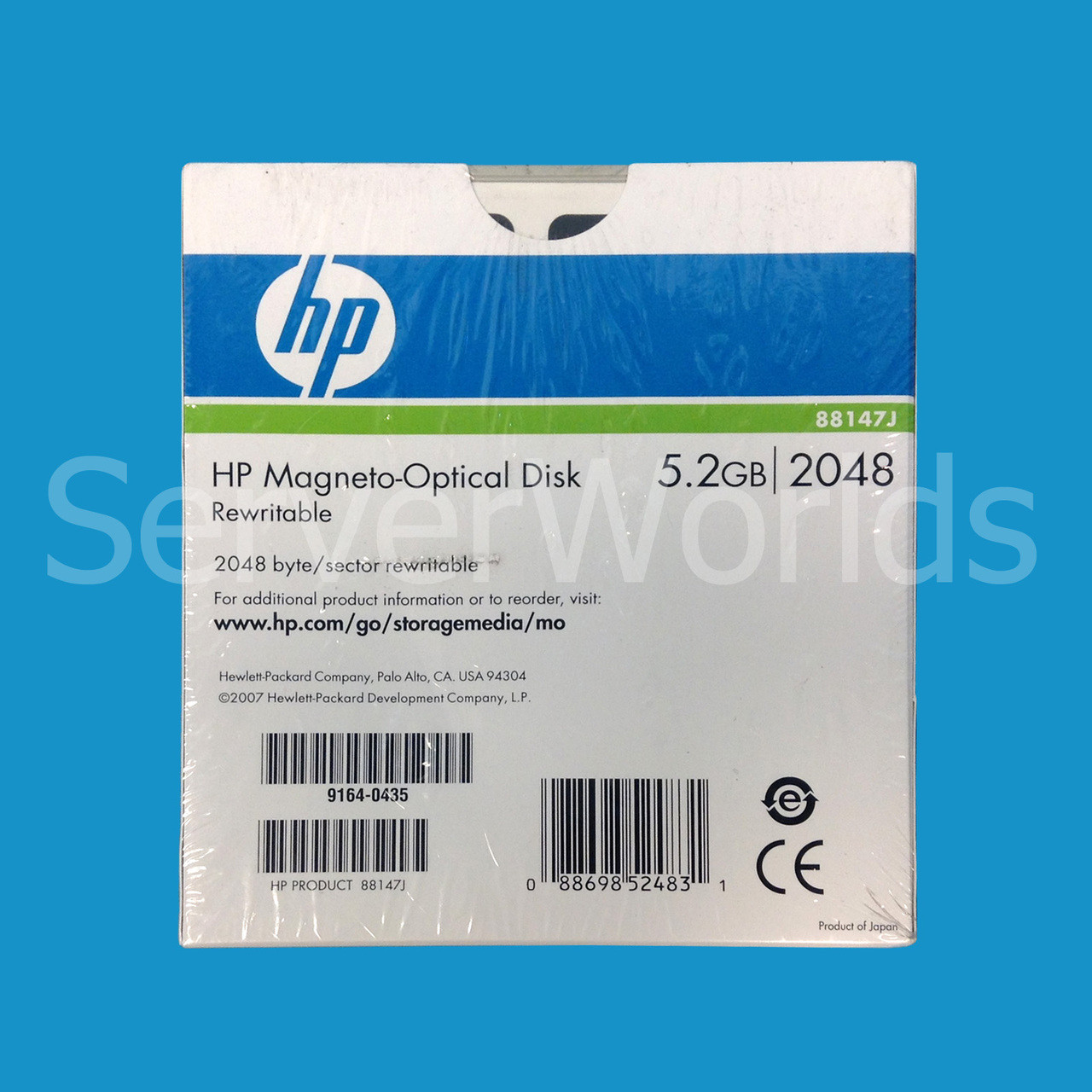 HP 88147J ***NEW** 5.2GB Rewritable Magneto-Optical Disk 9164-0435