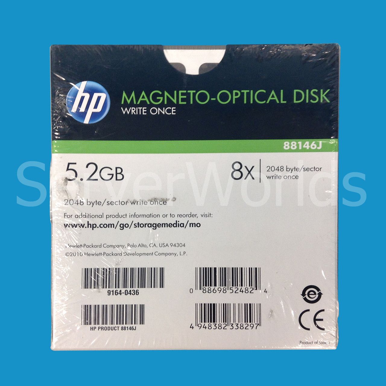 HP 88146J ***NEW*** 5.25" 5.2GB Magneto-Optical Disk - Wright Once 