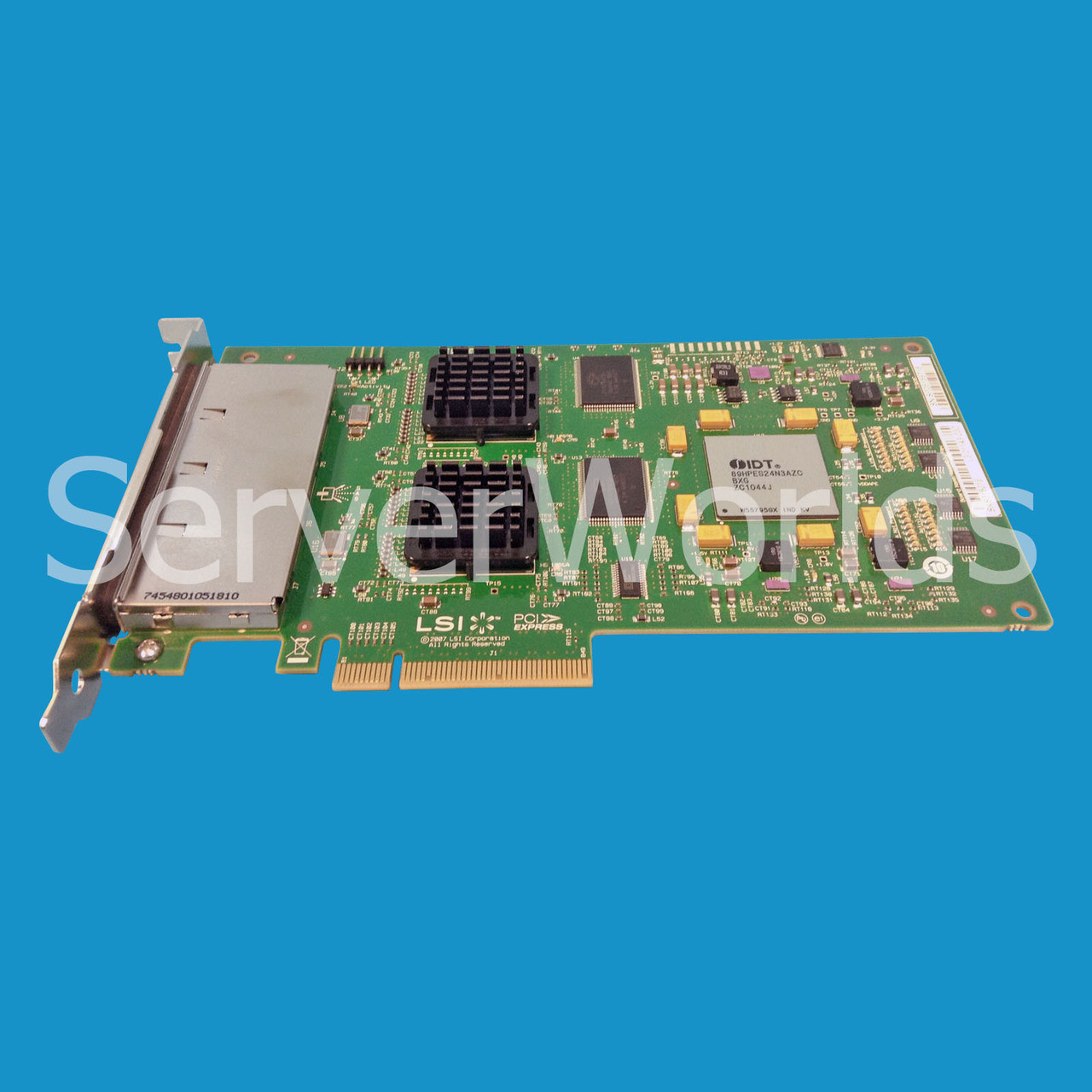 LSI SAS31601E Logic PCI-E 16 Port SAS Card