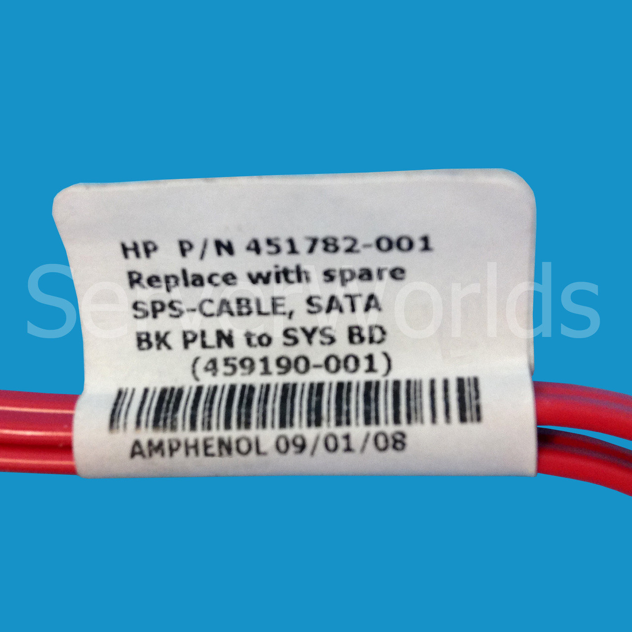HP 451782-001 ML310 G5 SATA Cable 459190-001