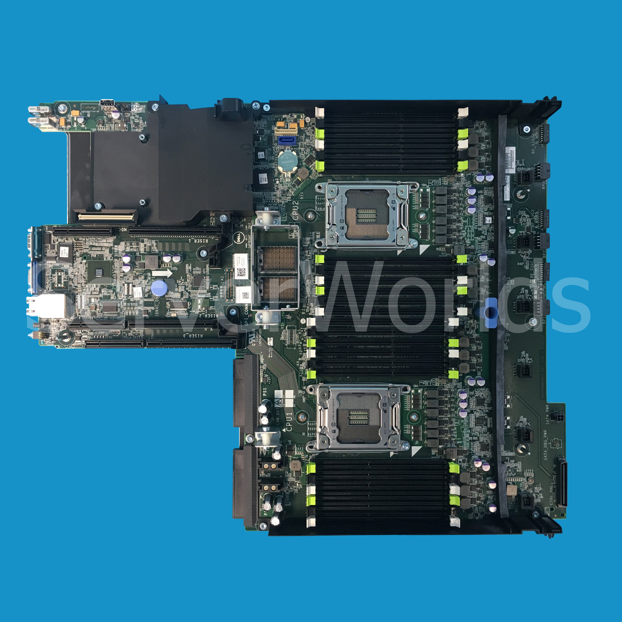 Refurbished Dell 4K5X5 Poweredge R820 System Board Top View