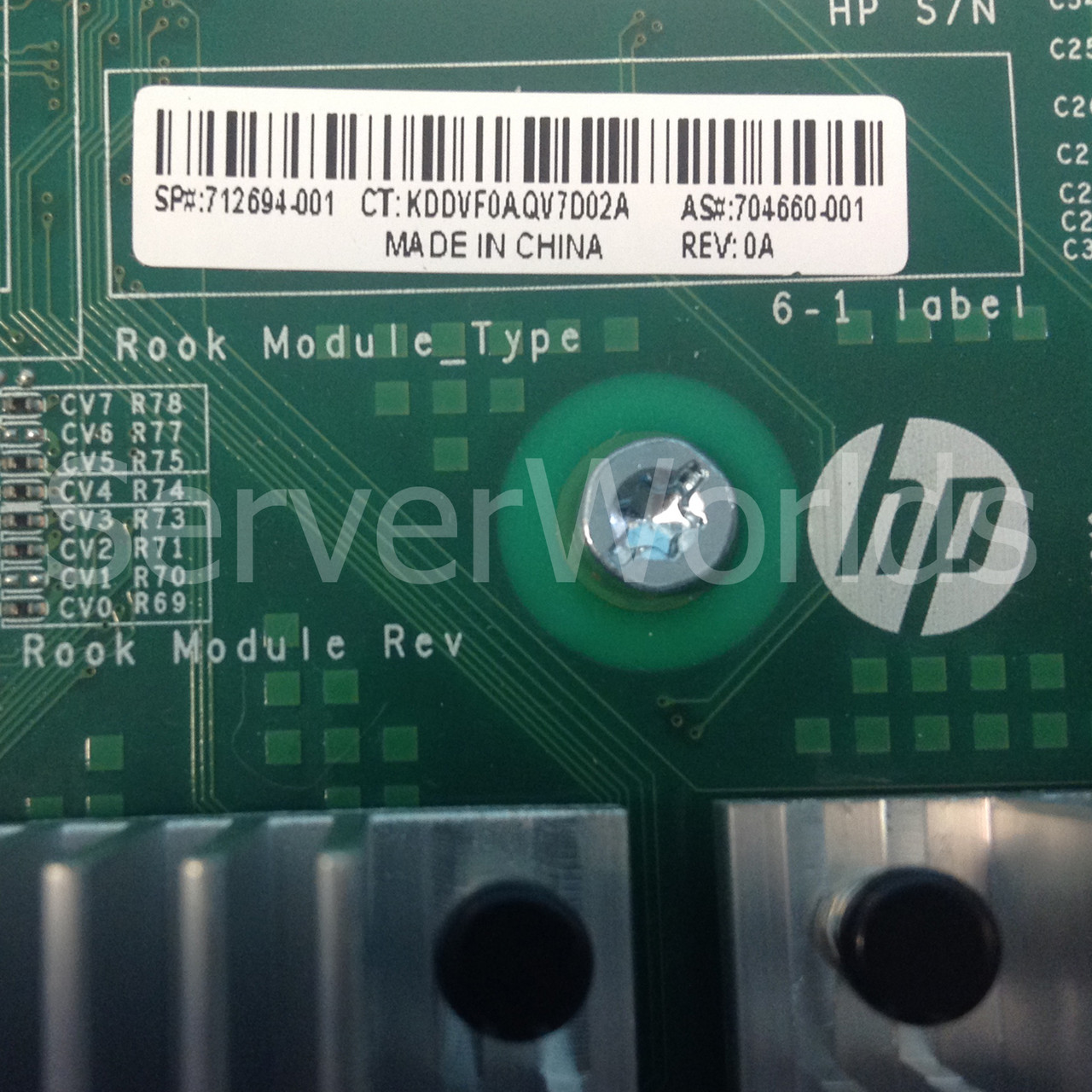 HP 712694-001 Moonshot 4QSFP+ Uplink Module Exp Kit 704660-001 704652-B21