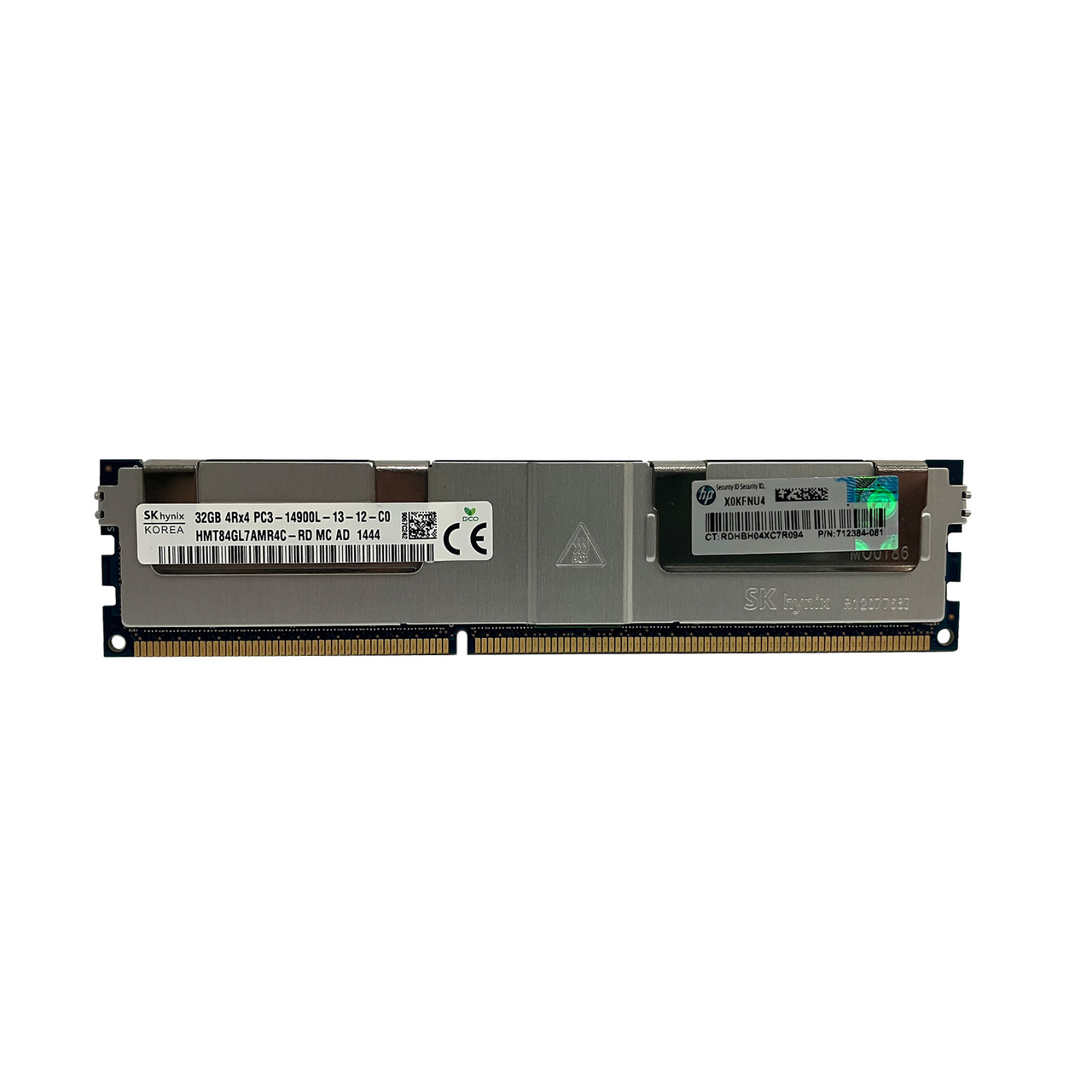 HP 712384-081 32GB 4Rx4 PC3-14900L Memory Module 708643-B21