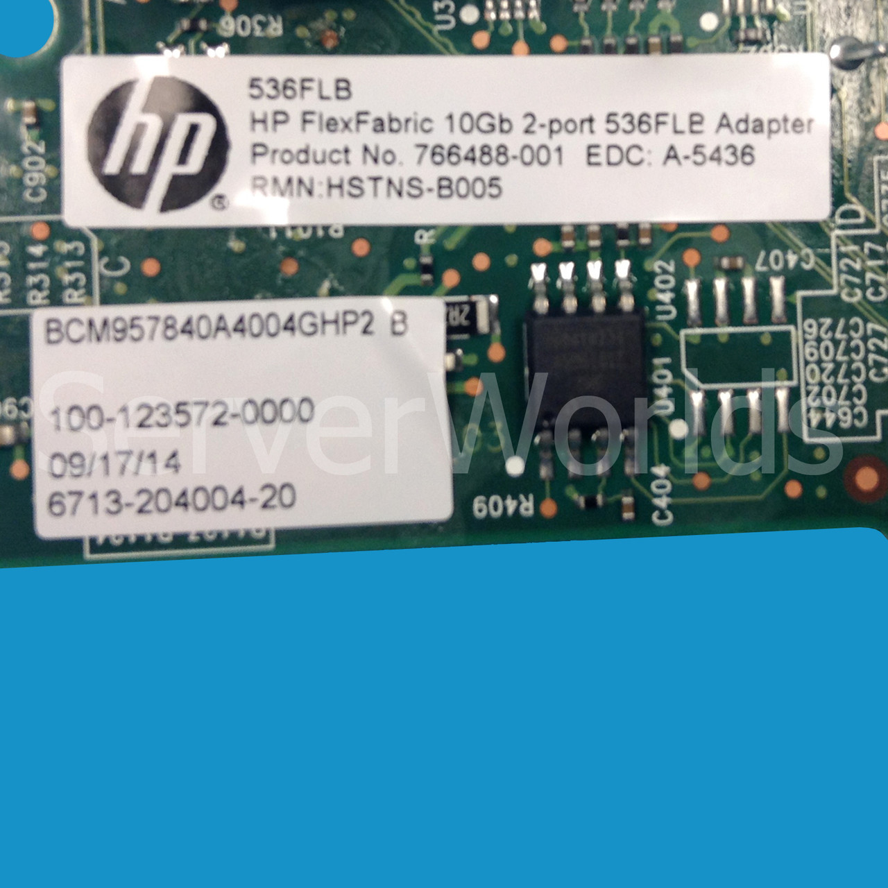 HP 766488-001 | 536FLB 2-Port 10GB NIC Card | HP 768080-001
