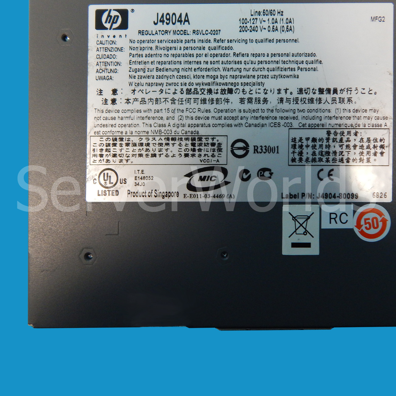 HP J4904A ProCurve 2848 48-Port Switch J4904-80099