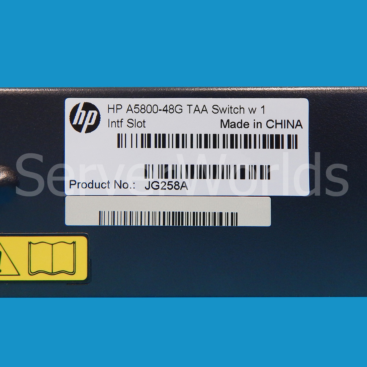 Refurbished HP JG258A A5800-48G TAA Compliant Ethernet Switch Product Number
