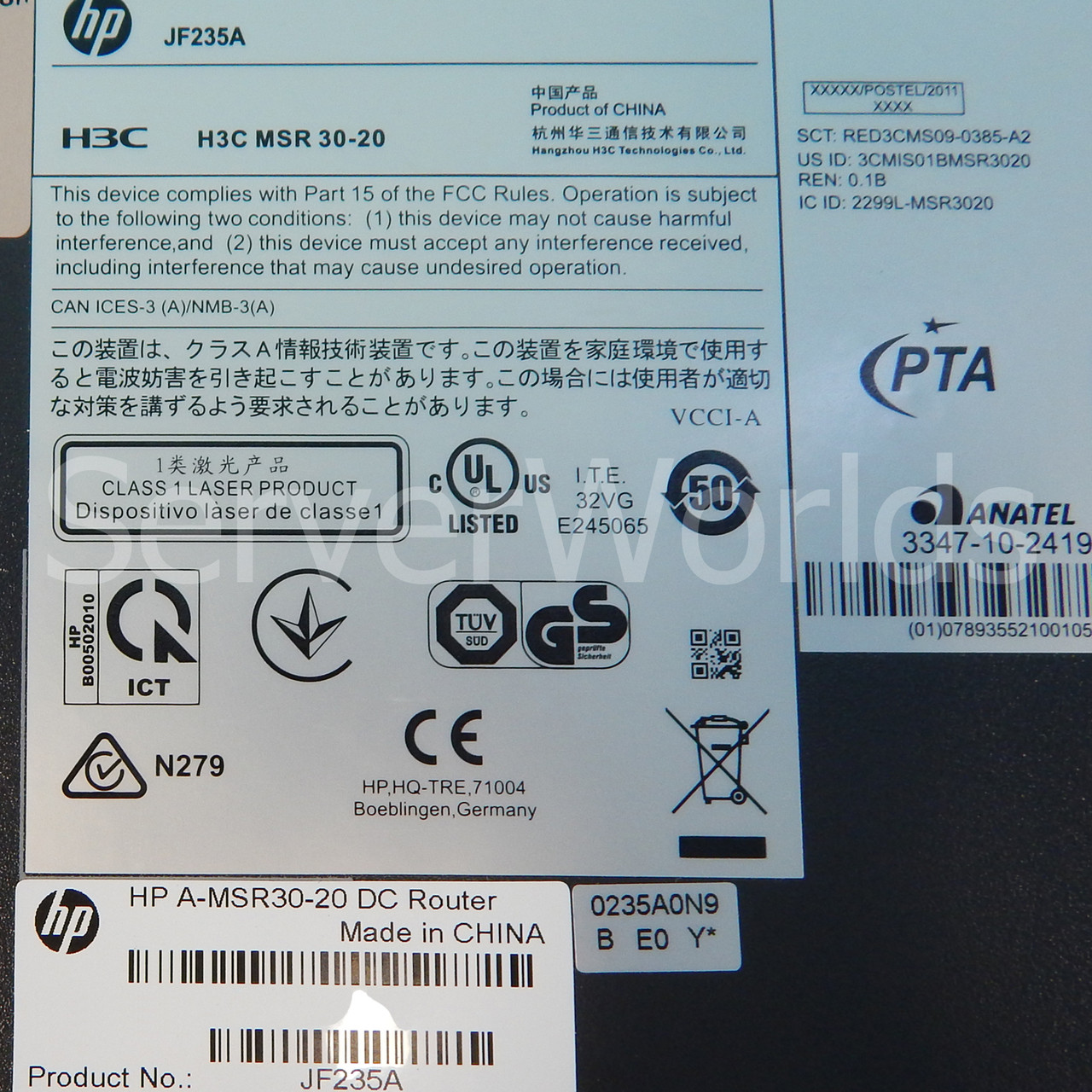 HP JF235A Multi-Service Router 30-20