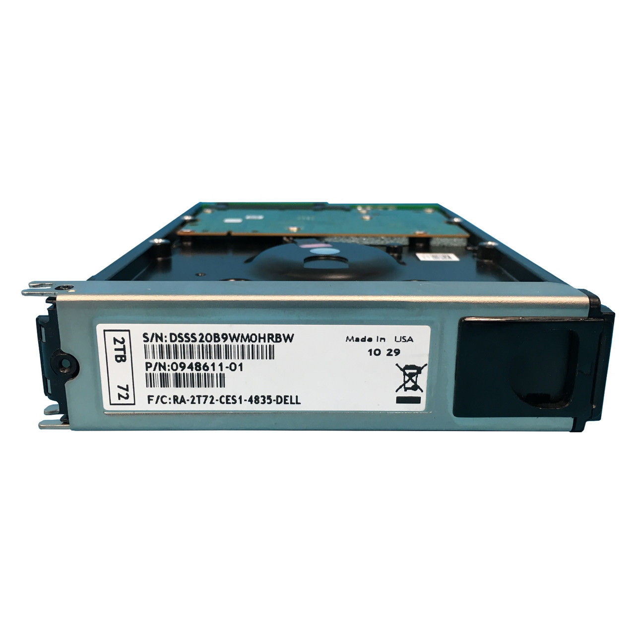 EqualLogic 0948611-01 2TB SATA 7.2K 6GBPS 3.5" Drive RA-72-CES1-4835-DELL