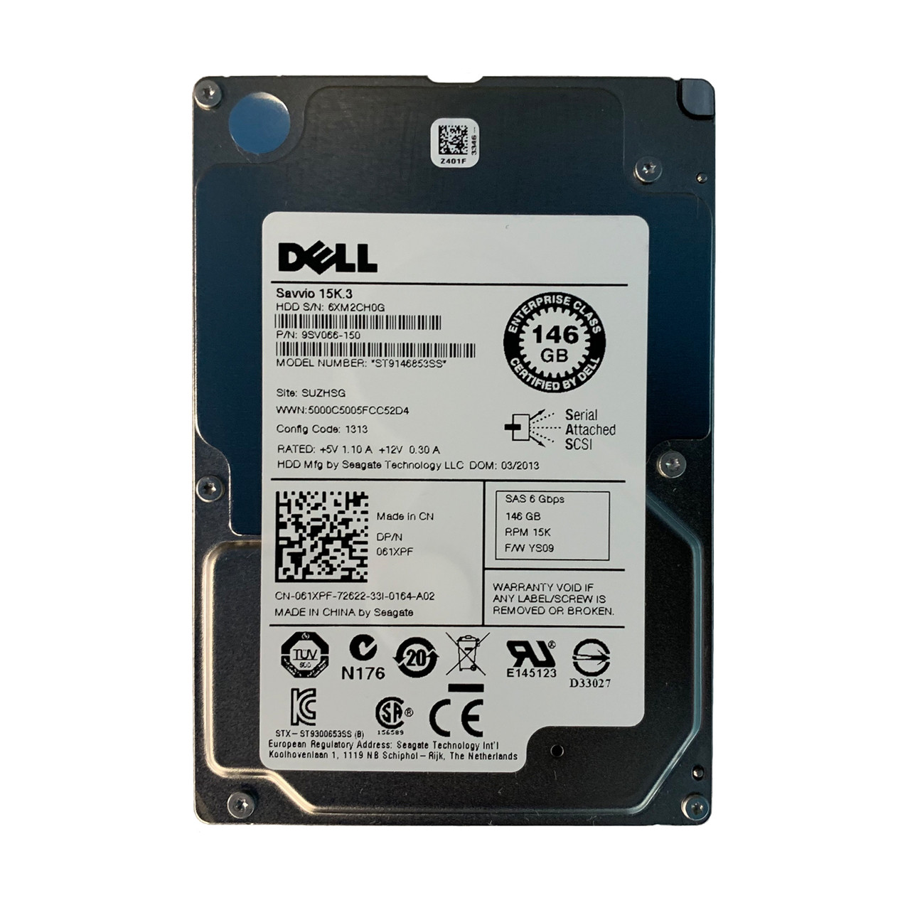 PCパーツ Seagate ST9146853SS Savvio Disque dur interne 25