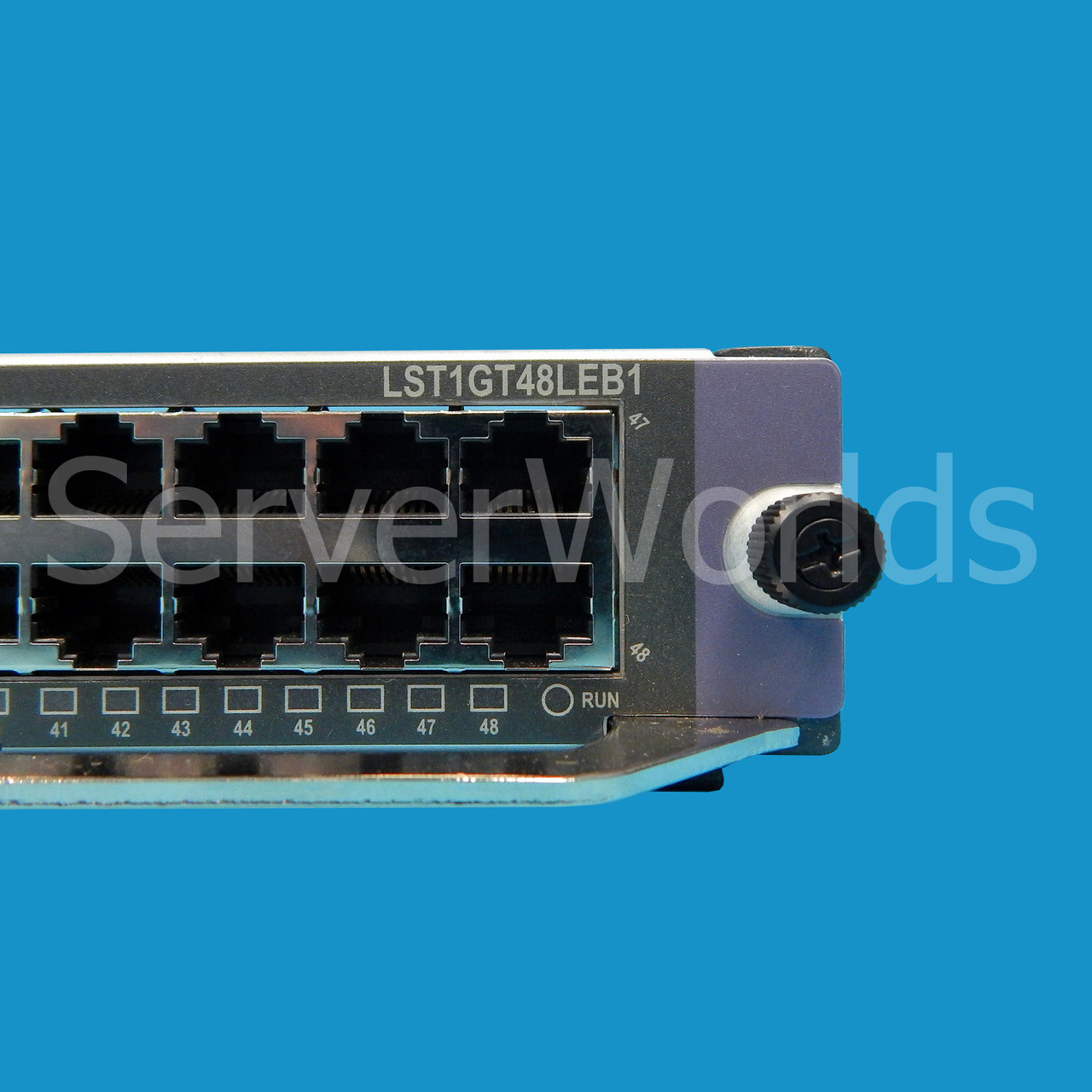 Refurbished HP JC074A 12500 48 Port Gig-T LEB Module Righthand Ports