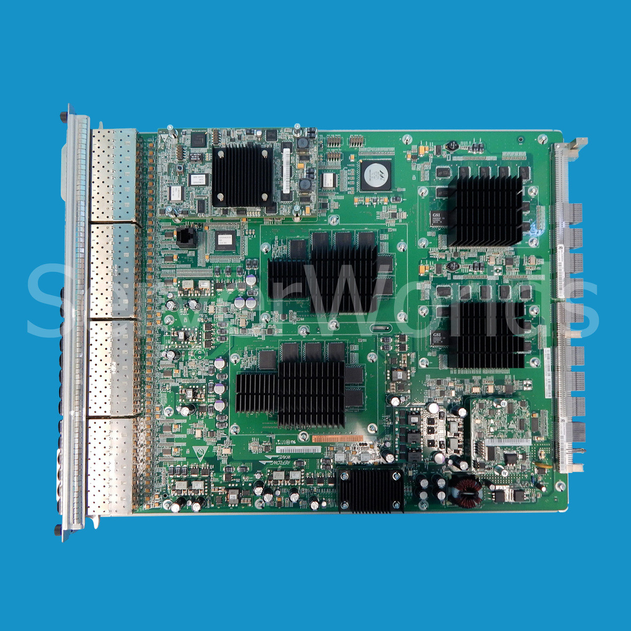 HP JC069A 12500 Refurbished 48-Port GBE SFP Module Top View