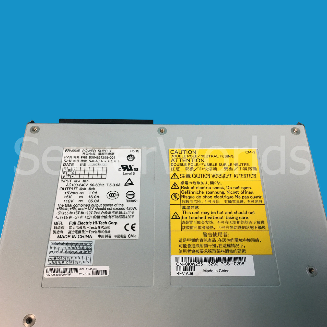 Dell KW255 EMC Refurbished 420W Power Supply 071-000-503 Product Information