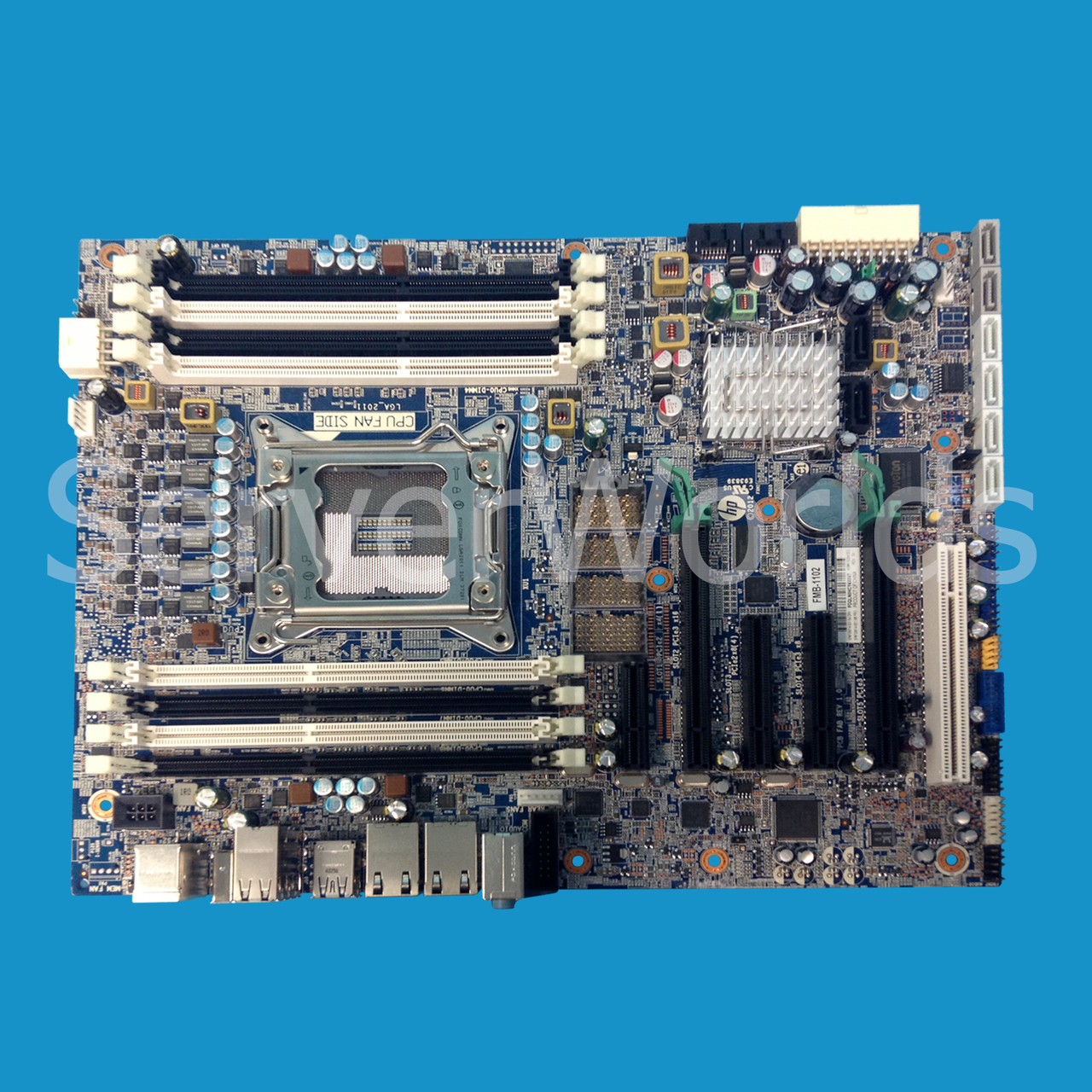 HP 619559-001 Z620 DDR3 Refurbished System Board Circuitry