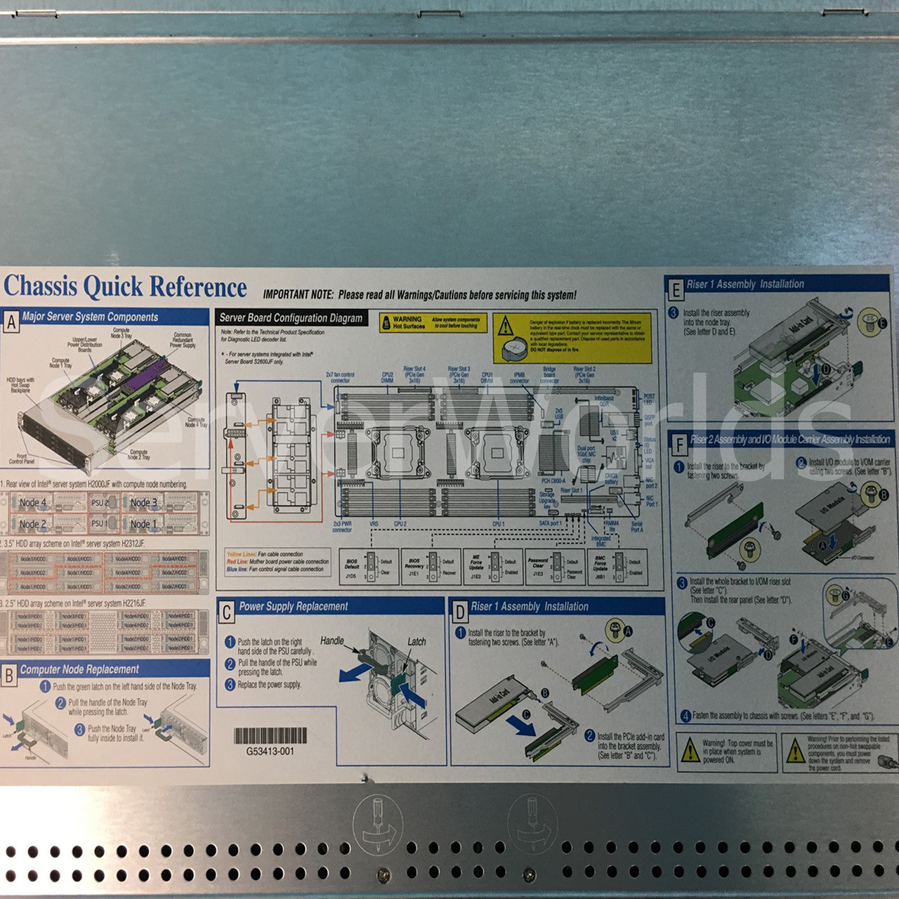 Refurbished SGI C2112, 8 x 6C 2.0Ghz, 128GB, RPS