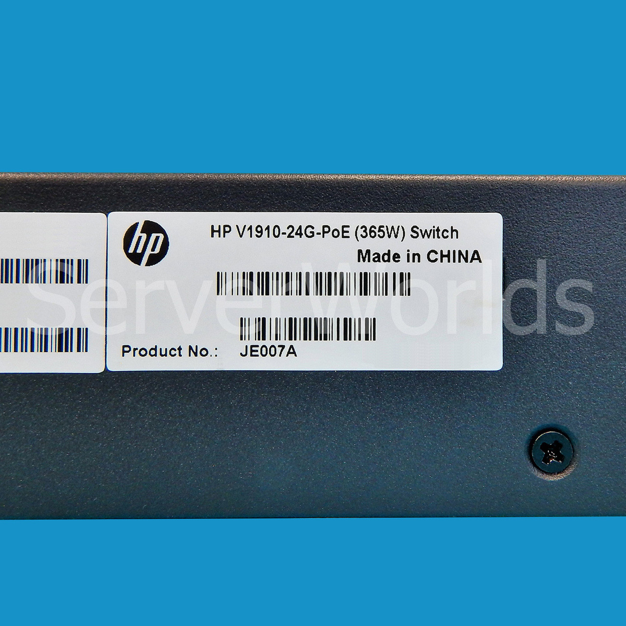 HP JE007A ***NEW*** ProCurve V1910 24G 24-Port PoE Switch