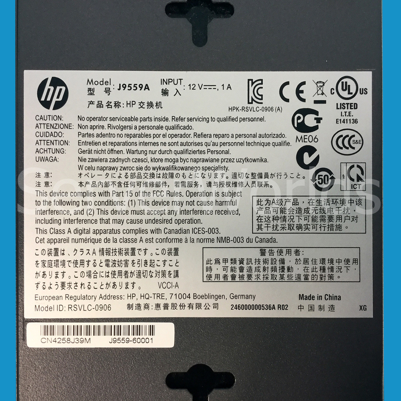 HP J9559A ProCurve 1410-8G Switch with AC Adapter