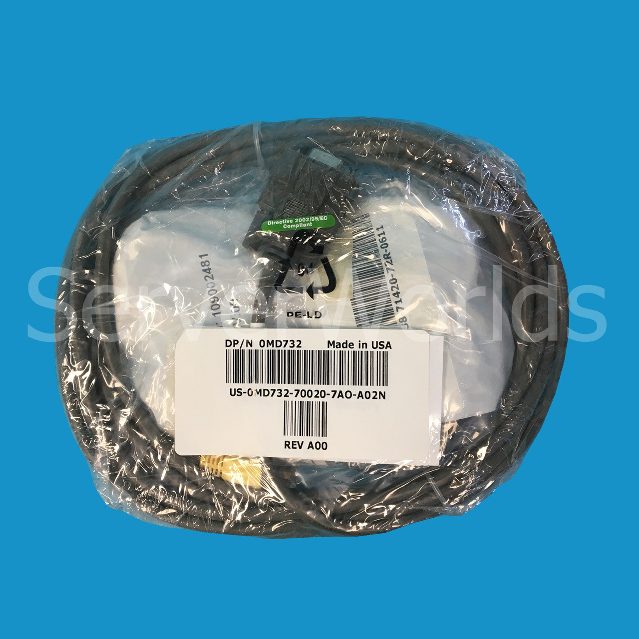 Dell MD732 EqualLogic PS100/300/400 Serial Cable Kit