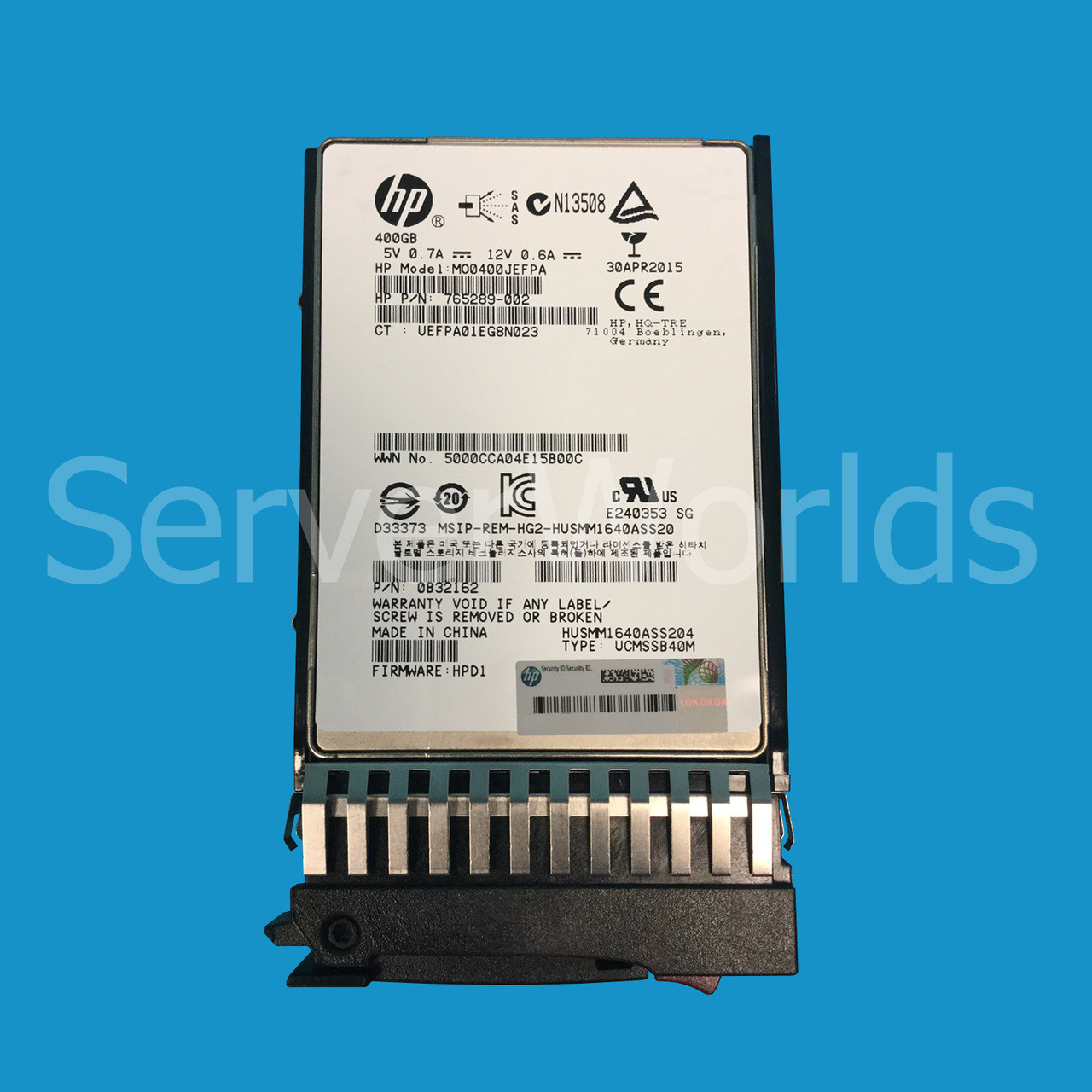 HP 780431-001 400GB 12G SAS ME 2.5" SSD 779166-B21