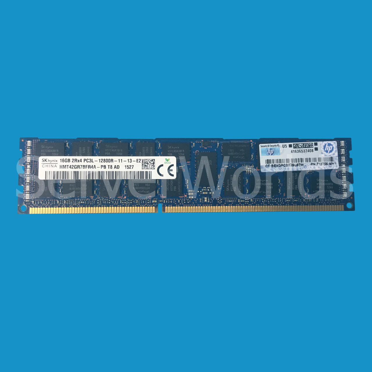 HP 713756-MH1 16GB PC3L-12800R Memory Module 804611-001, 803653-B21