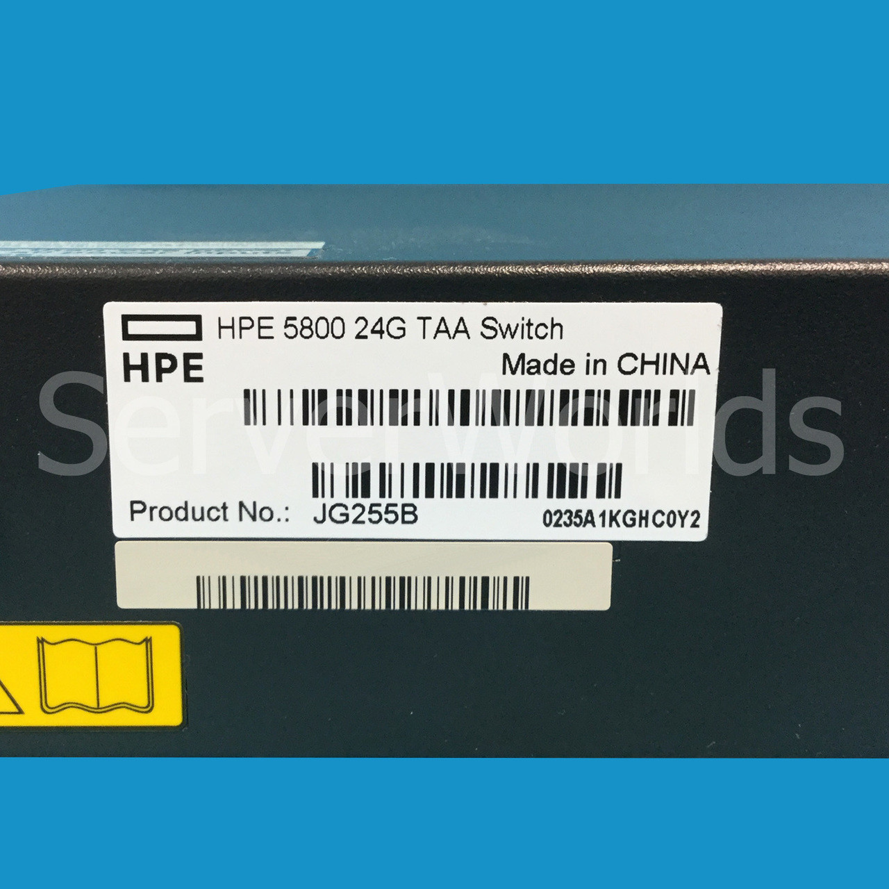 Refurbished HP JG255B ProCurve 5800-24G TAA Compliant Switch JG255B#ABA Product Identification