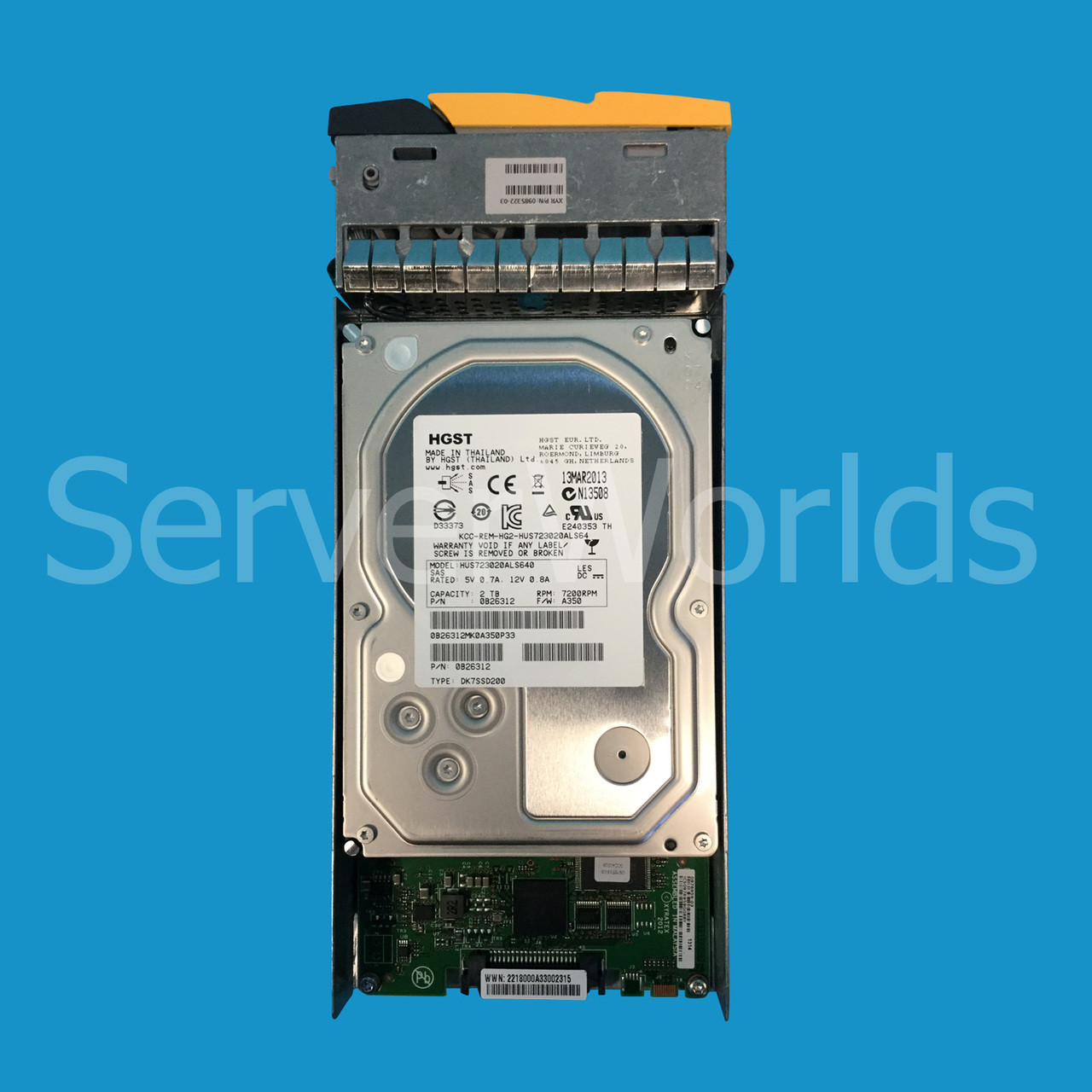 Hitachi SAS Internal Hard Disk Drives 2TB Storage Capacity HGST
