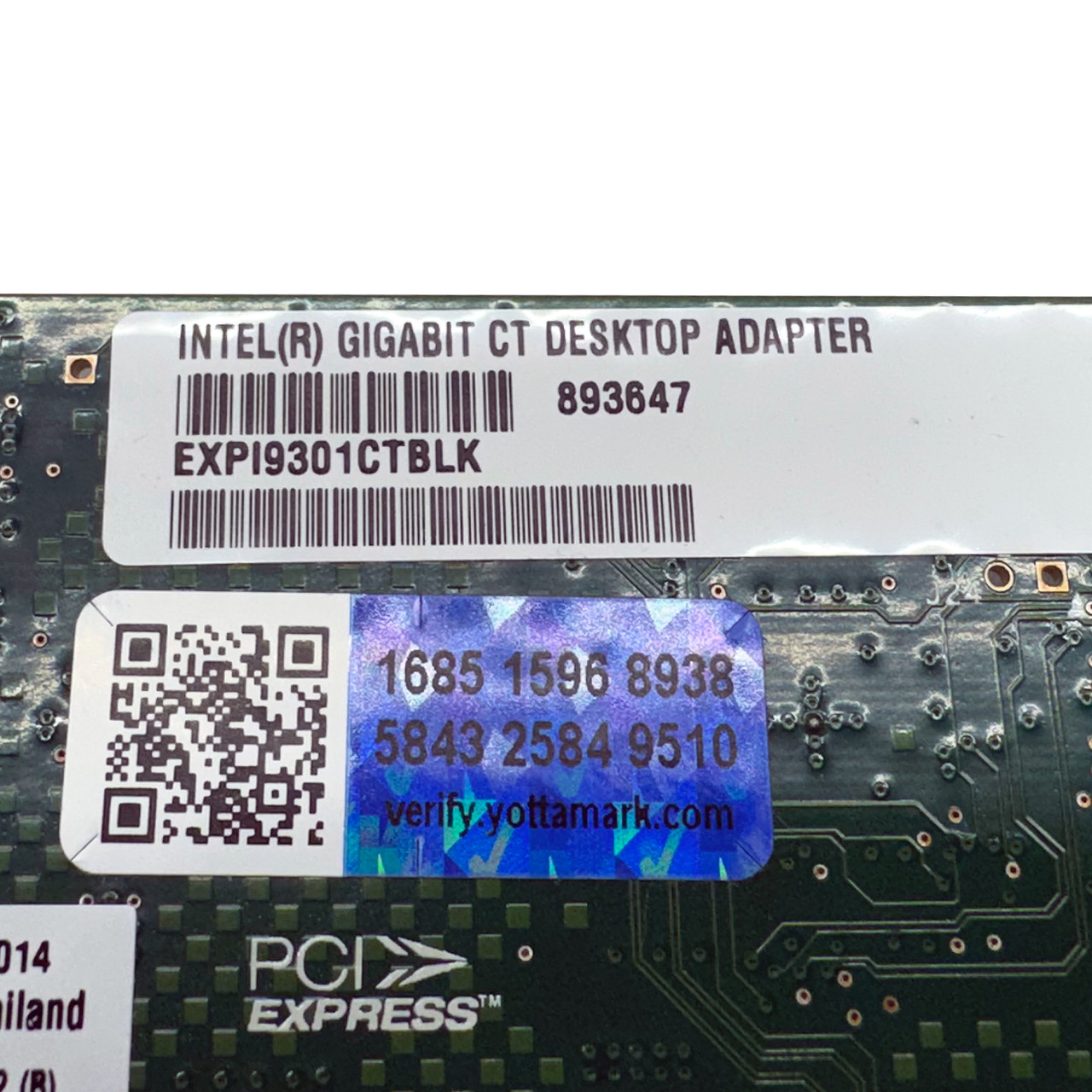 Intel EXPI9301CTBLK Gigabit CT PCIe Desktop Adapter Intel EXPI9301CTBLK Gigabit CT PCIe Desktop Adapter