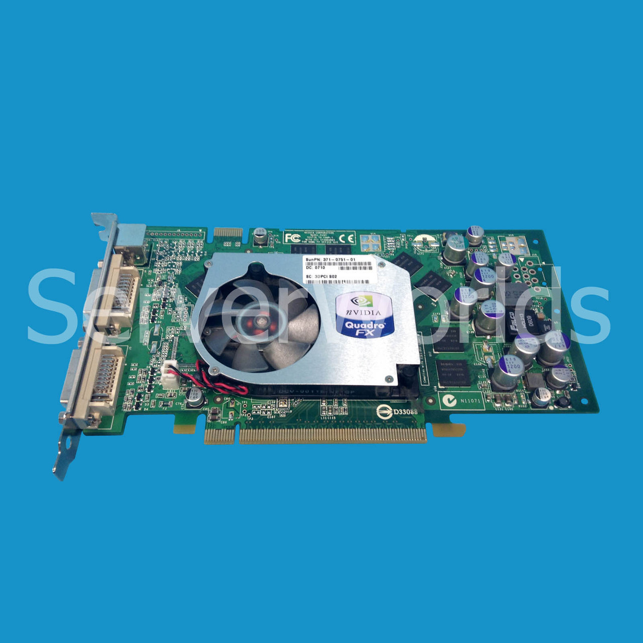 Sun 371-0751 NVIDIA Quadro FX1400 3D Graphics Accelerator X7265A