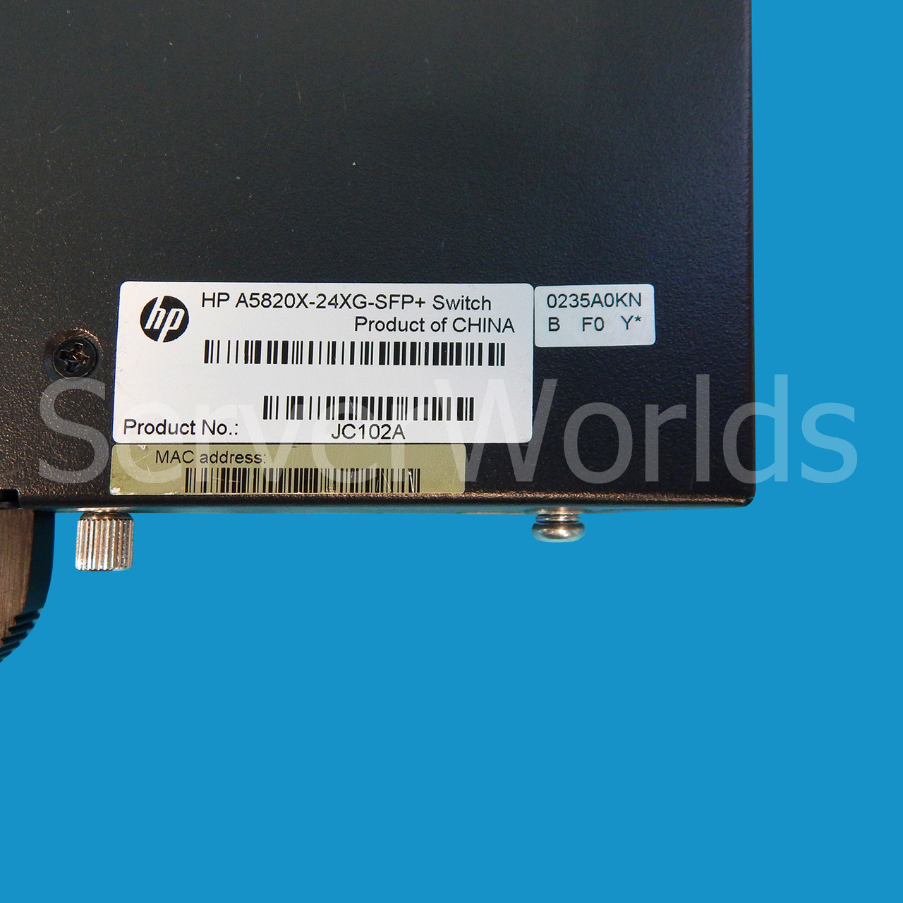 Refurbished HP JC102A A5820X-24XG SFP+ 10GB Switch JC102-61101, A5820X Product Code