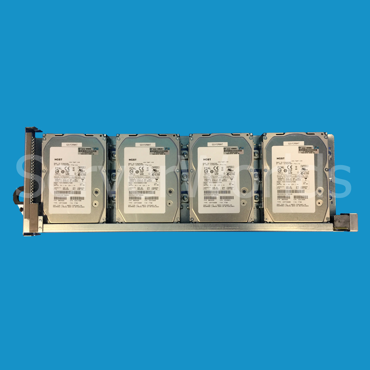 HP QR622C 3Par 4 x 600GB 15K FC Magazine