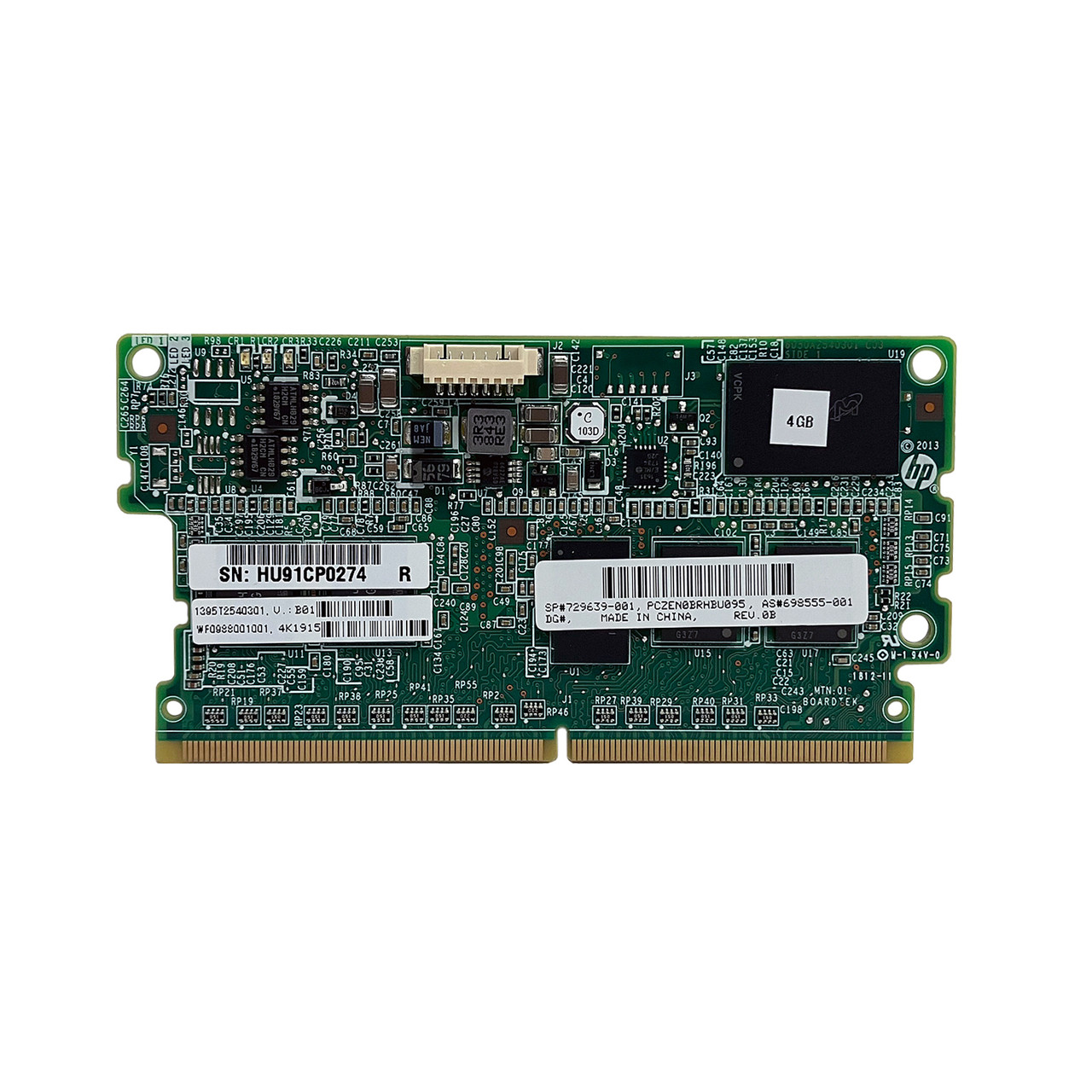 HP 729639-001 Smart Array 4GB Cache Module 698555-001