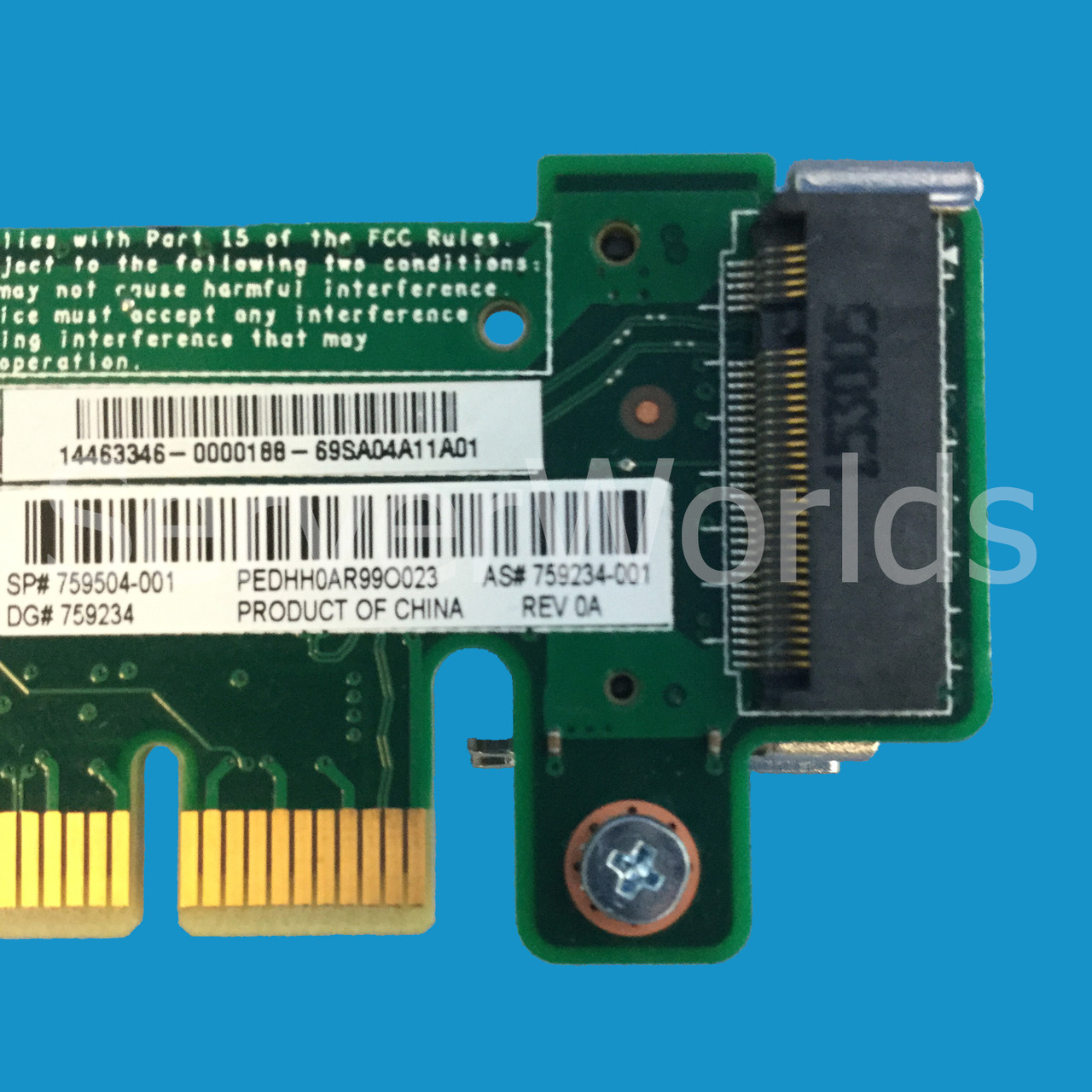 HP 759504-001 I/O daughter card 759234-001