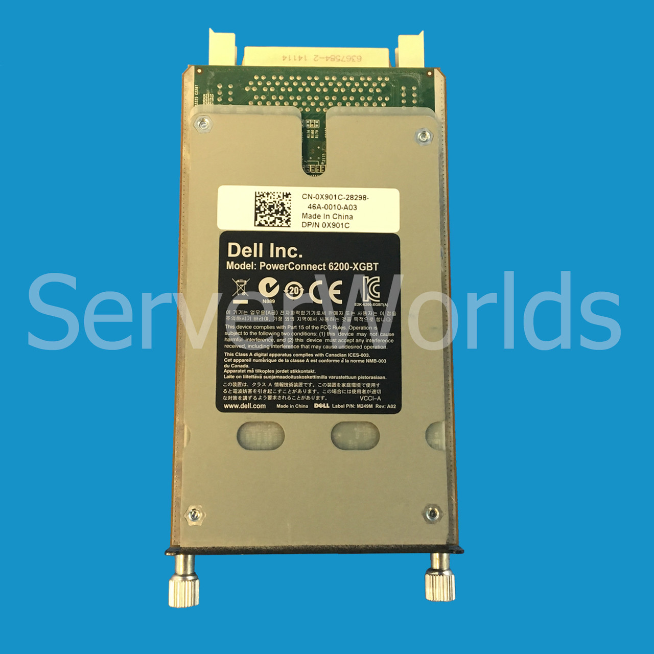Dell X901C Powerconnect 6200-XGBT Dual Port 10GbASE-T Module