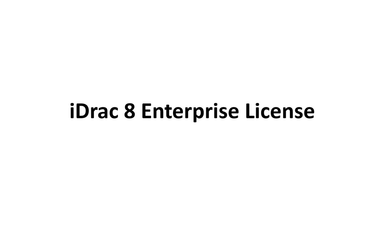 Idrac 8 Enterprise License