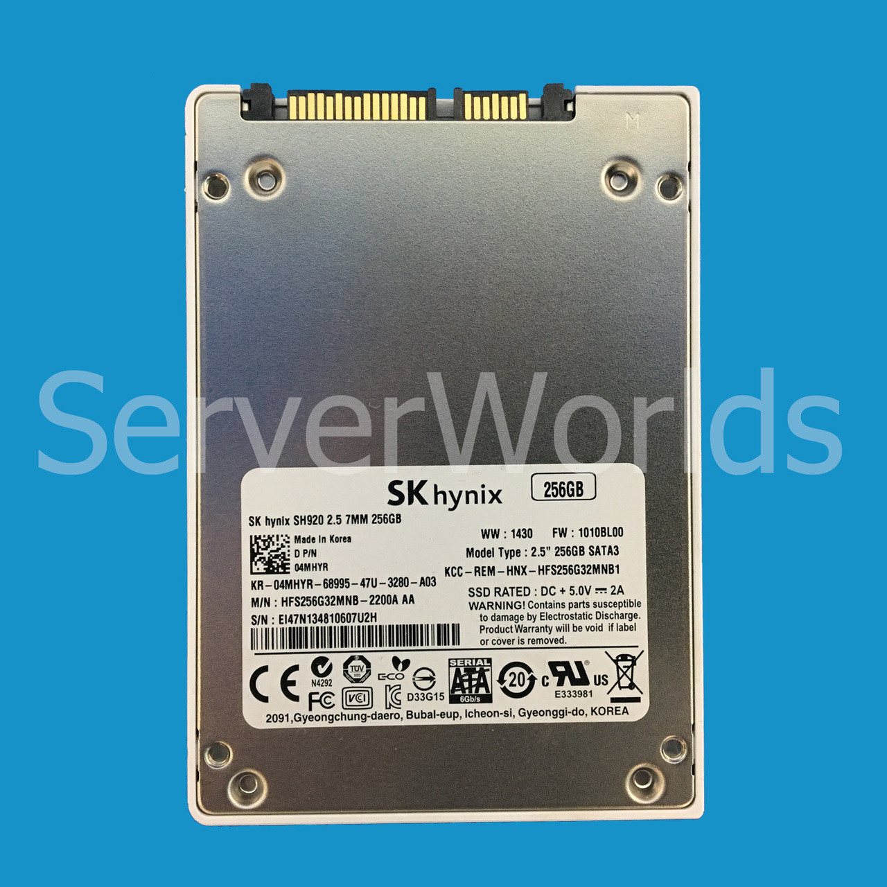 Dell 4MHYR 256GB 6GBPS 2.5" Solid State Drive HFS256G32MNB-2200A
